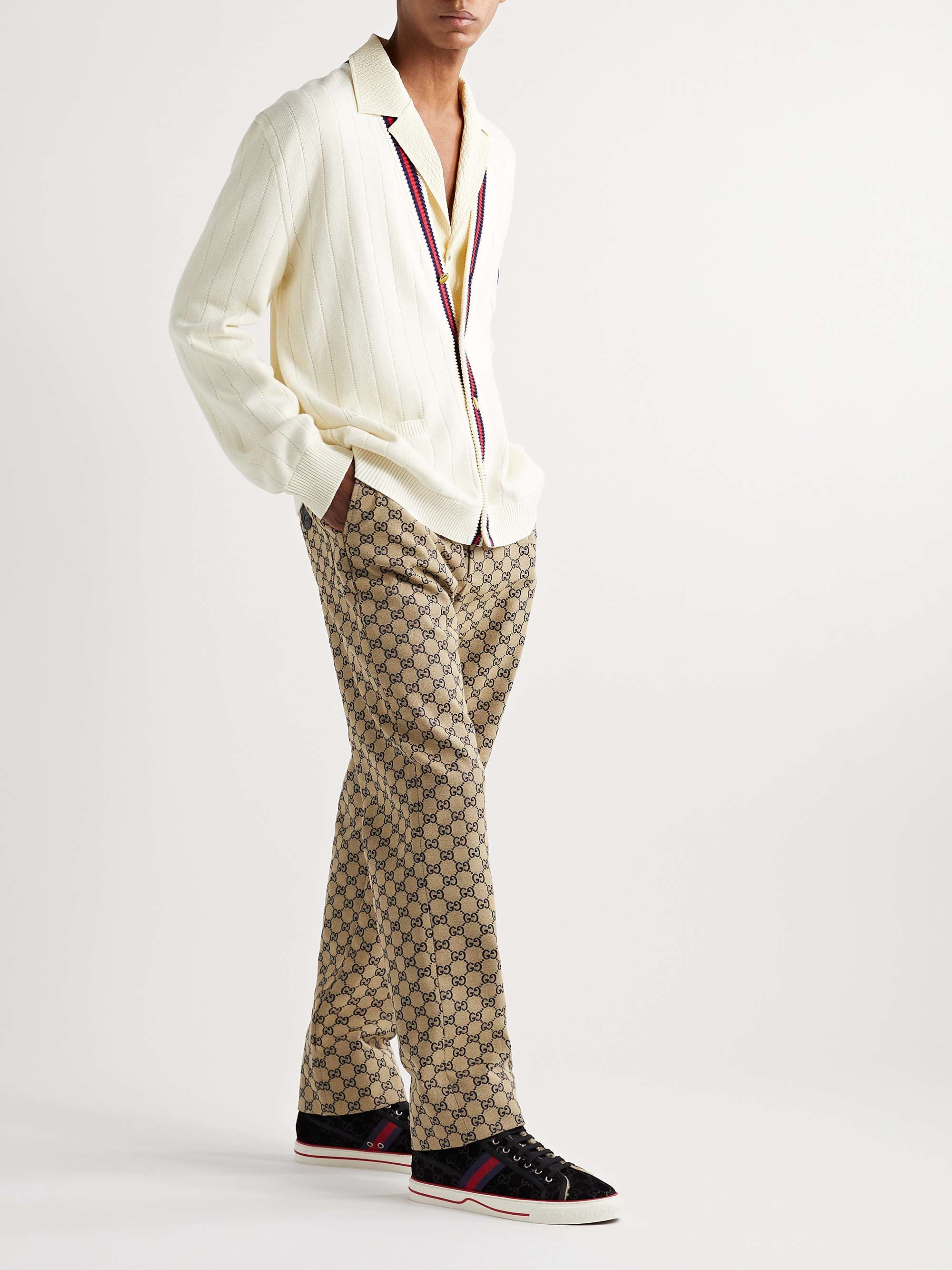 Straight-leg jacquard pant, Icône