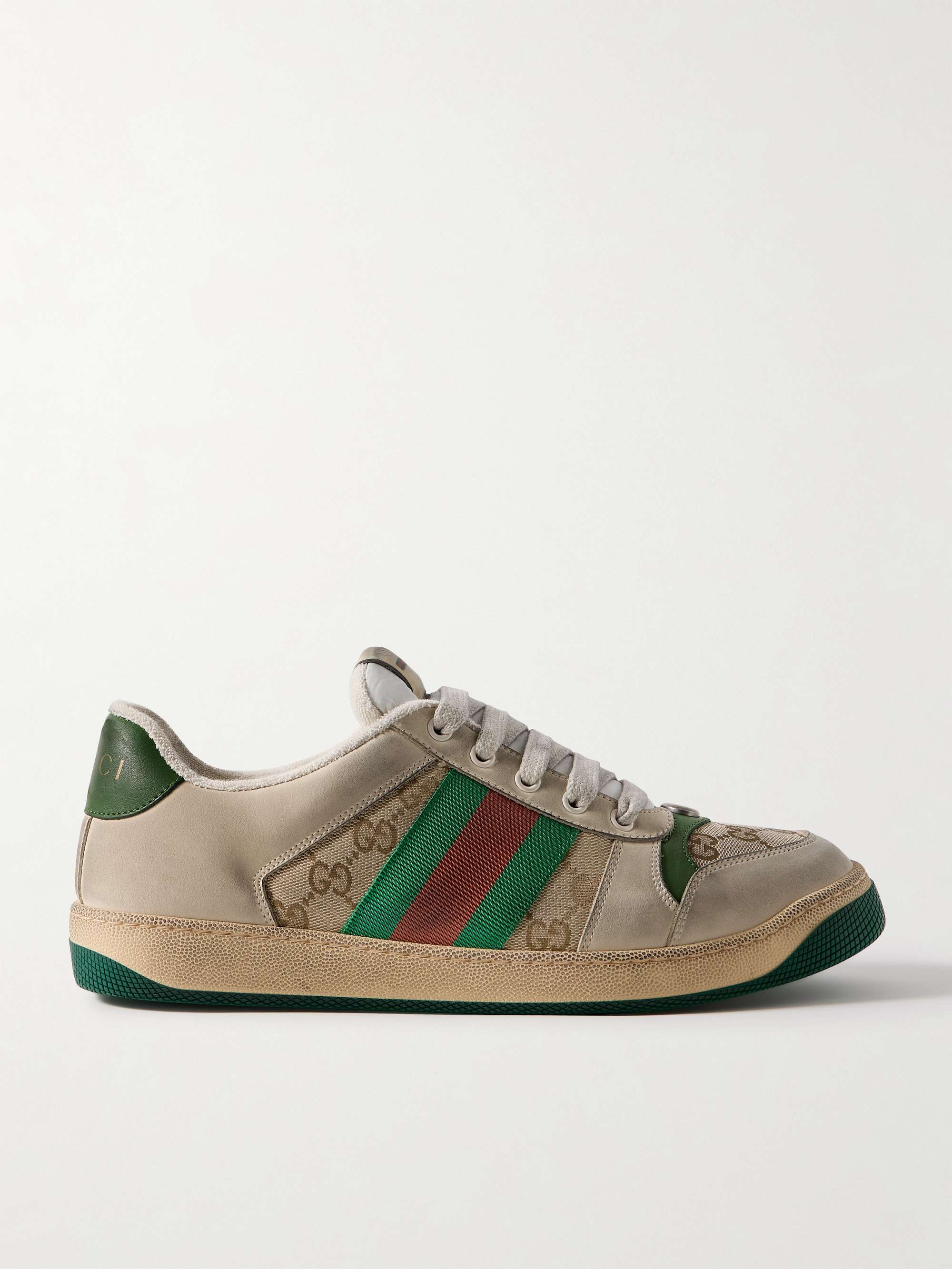 Gucci Men's Screener Low-Top Sneakers