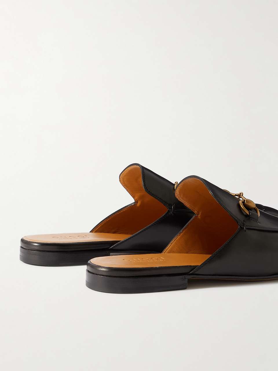 mens gucci backless loafers