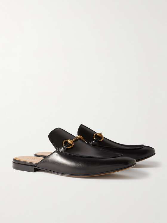 mens gucci backless loafers