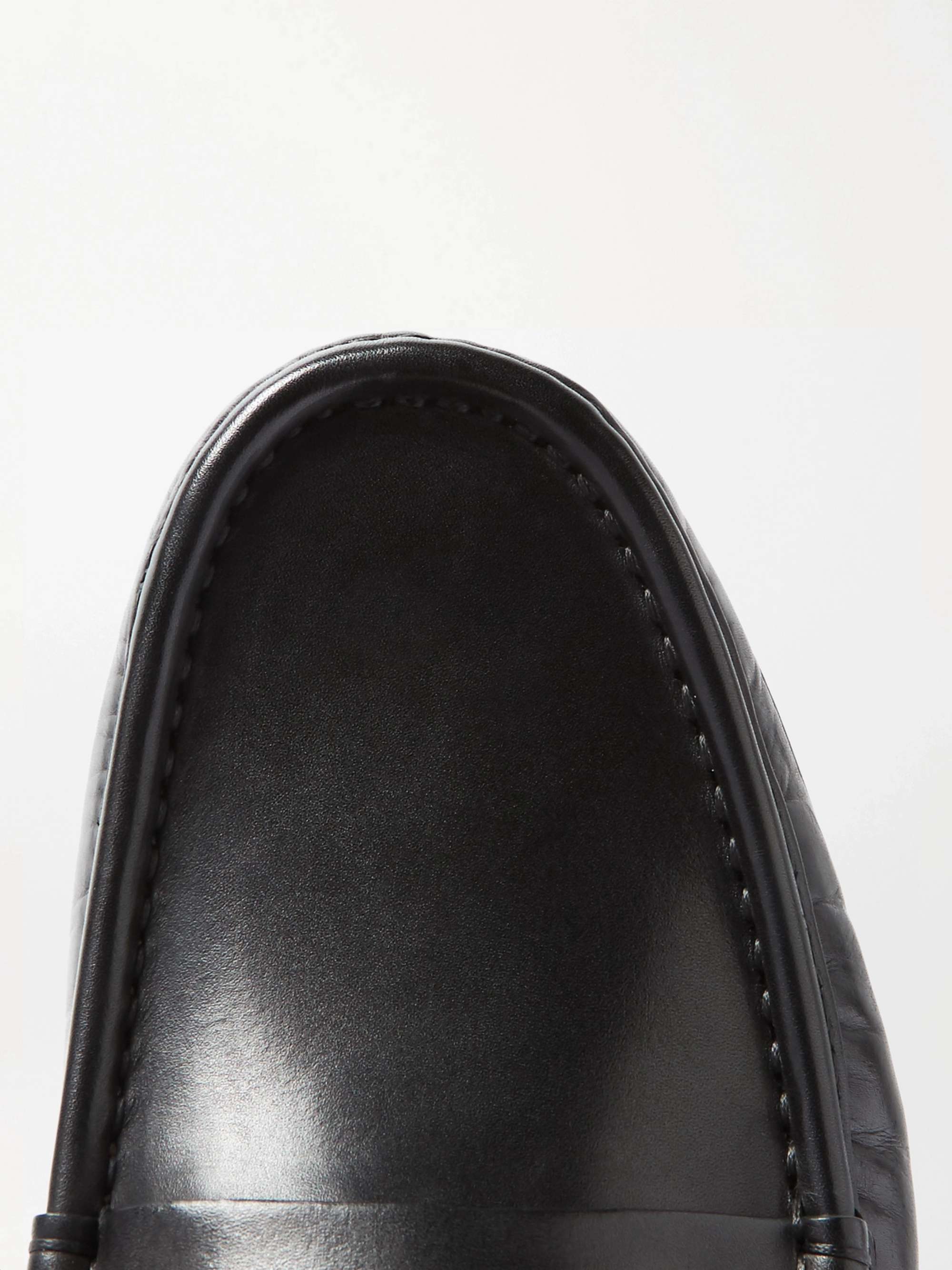 GUCCI Roos Horsebit Leather Loafers