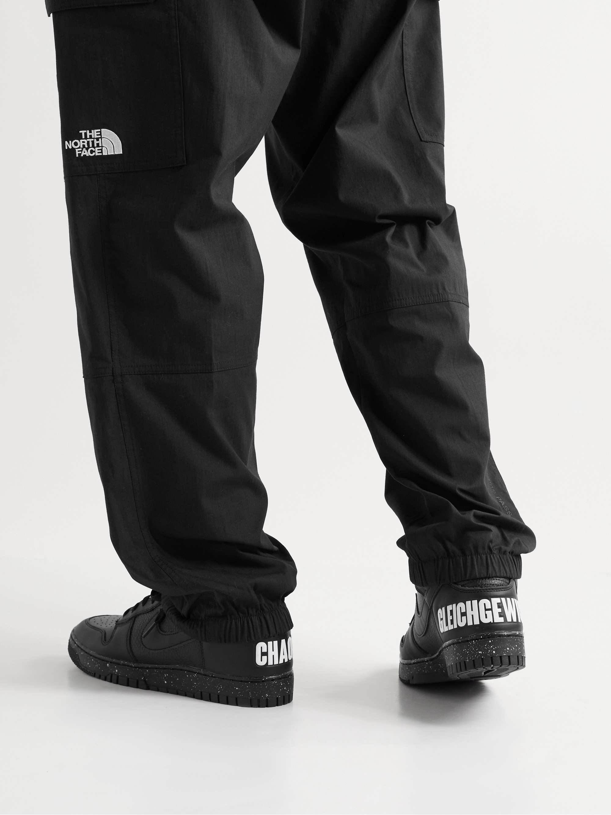 NIKE + Undercover Dunk Hi 1985 Leather High-Top Sneakers