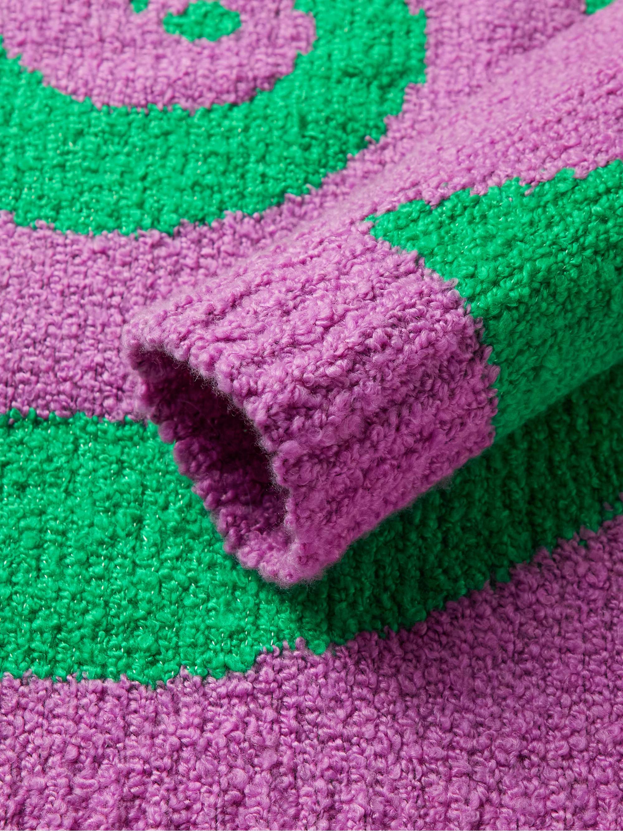 THE ELDER STATESMAN Cashmere and Silk-Blend Bouclé Sweater