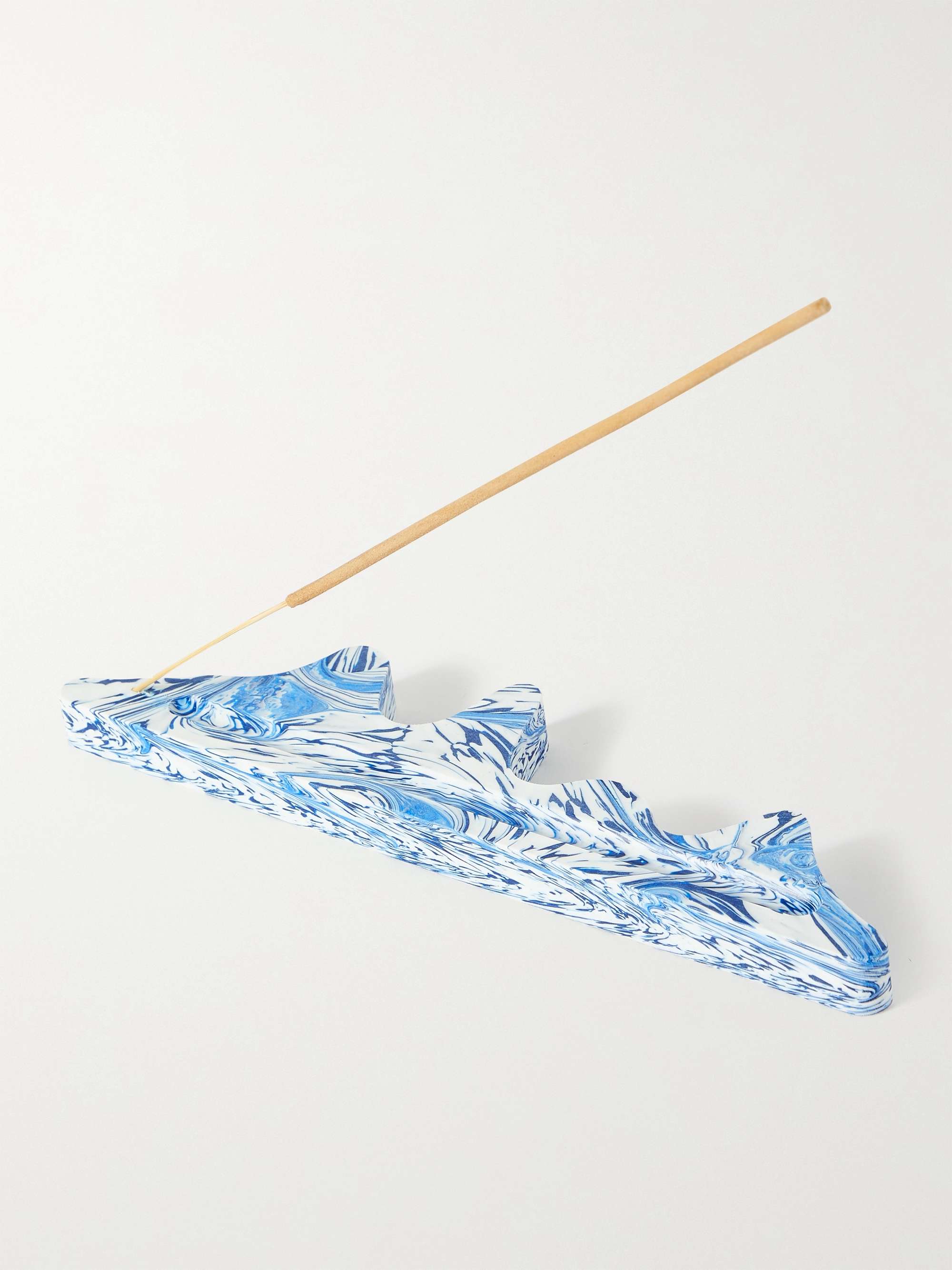 SPACE AVAILABLE Marble-Effect Recycled Plastic Incense Holder