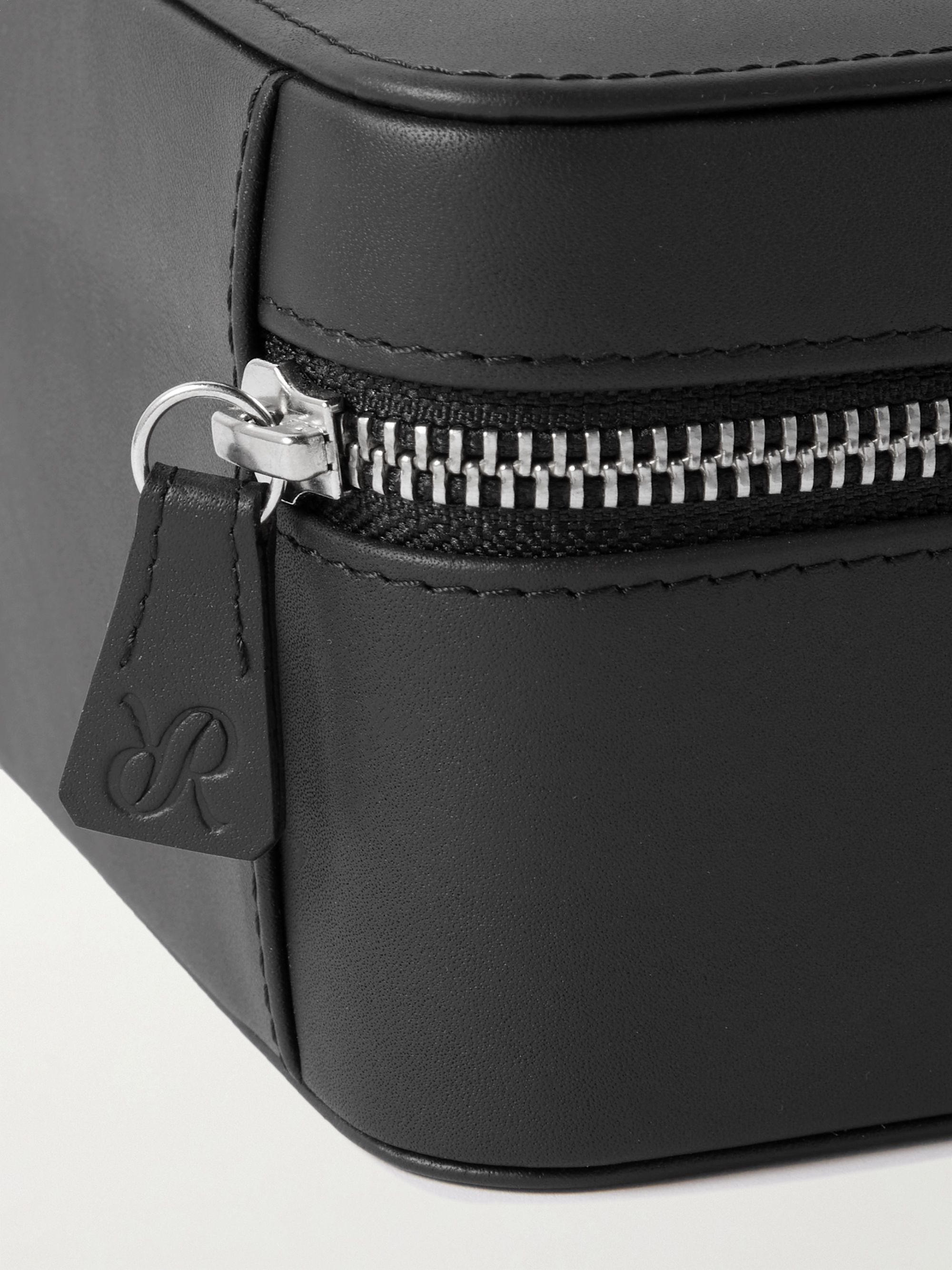 RAPPORT LONDON Hyde Park Zip-Around Leather Watch Case