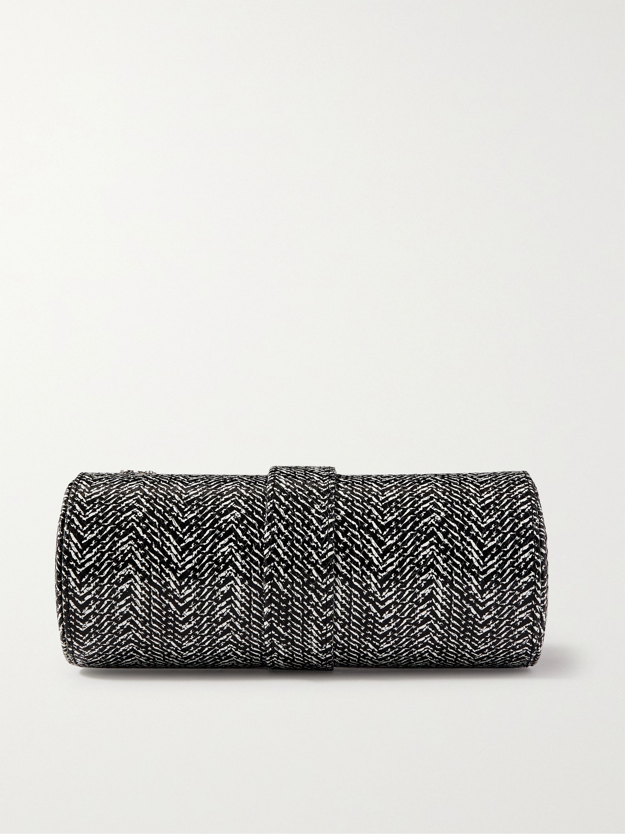 RAPPORT LONDON Marlow Snake-Effect Leather Three-Watch Roll