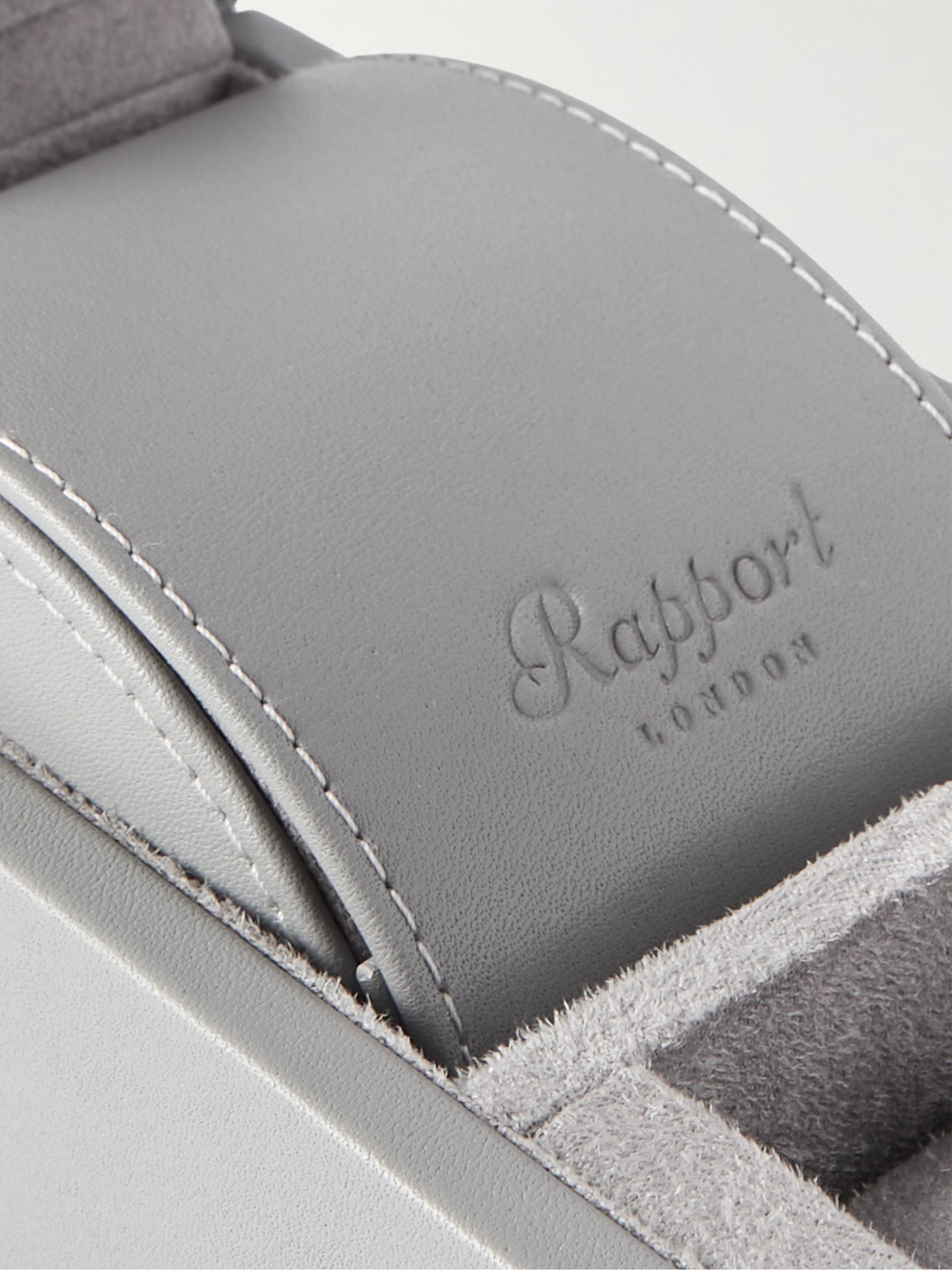 RAPPORT LONDON Kensington Studded Leather Two-Watch Box