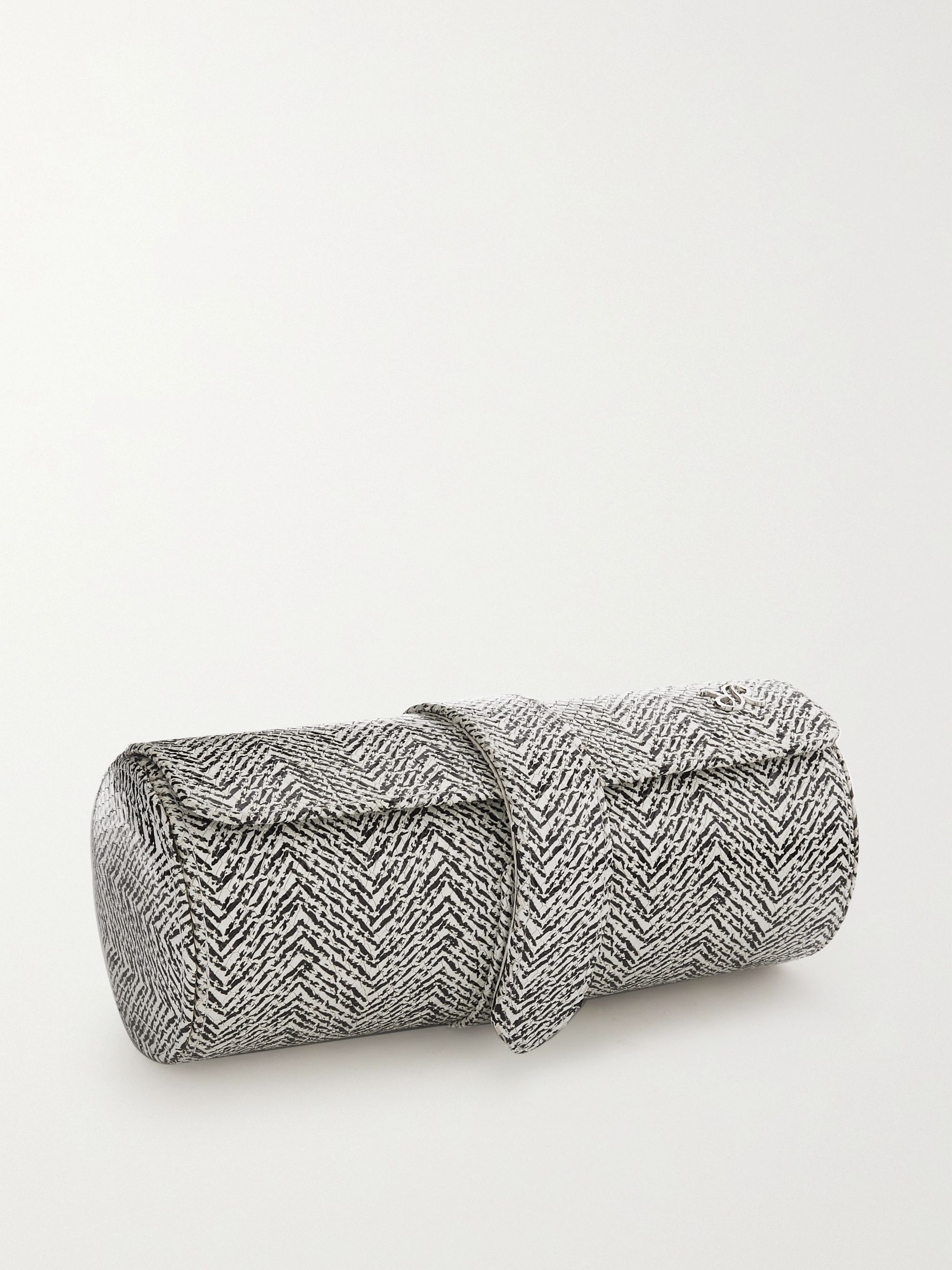 RAPPORT LONDON Marlow Snake-Effect Leather Three-Watch Roll