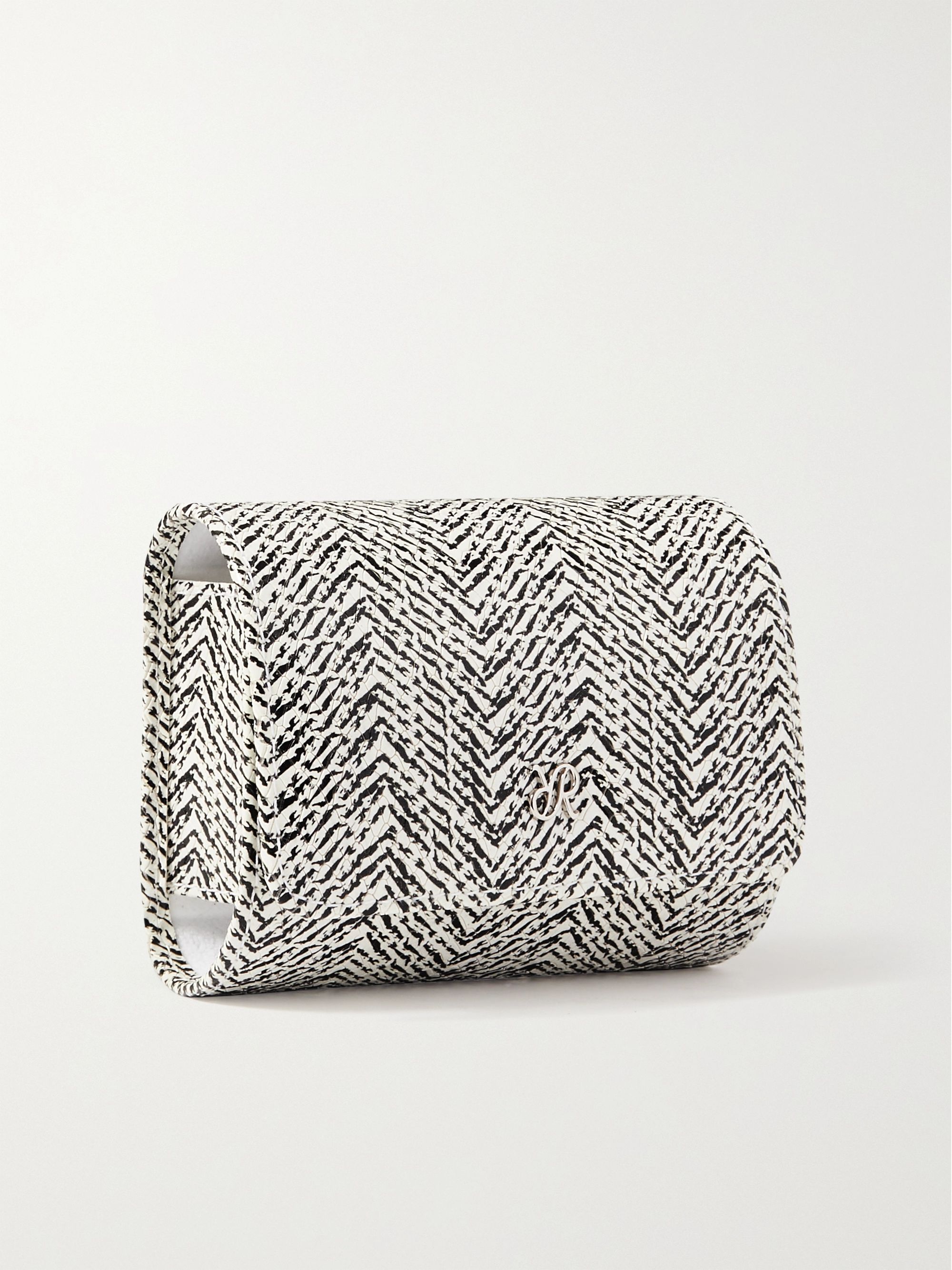 RAPPORT LONDON Marlow Snake-Effect Leather Watch Roll