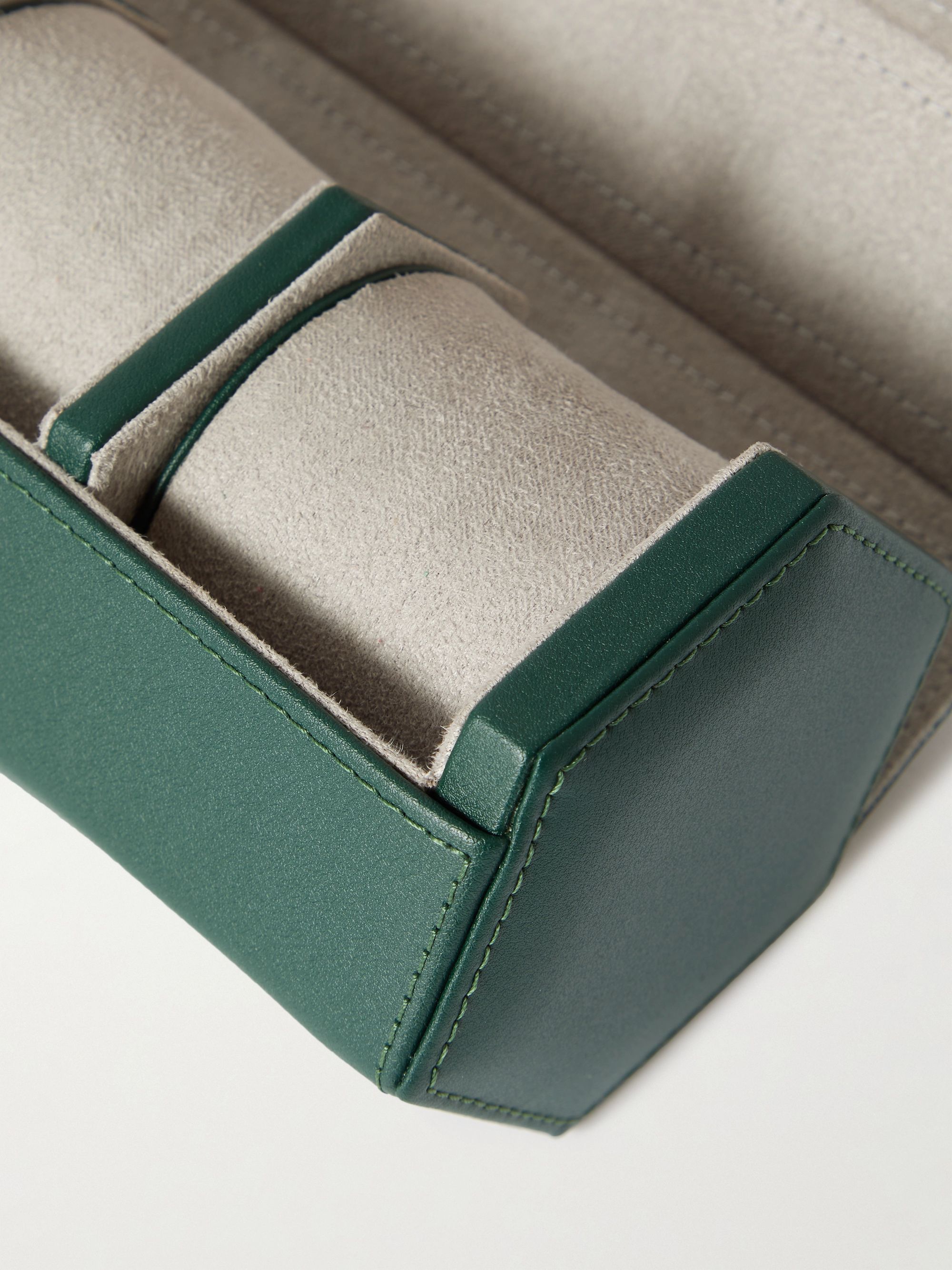RAPPORT LONDON Vantage Leather Three-Watch Roll