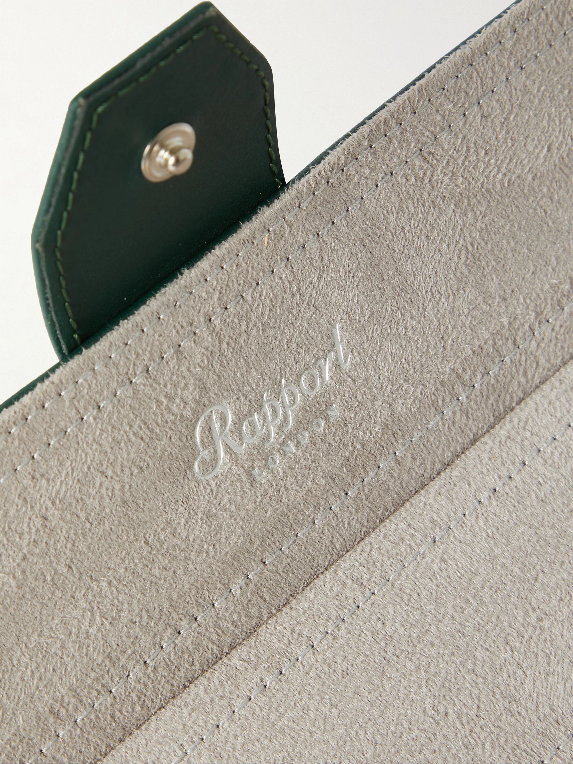 RAPPORT LONDON Vantage Leather Three-Watch Roll