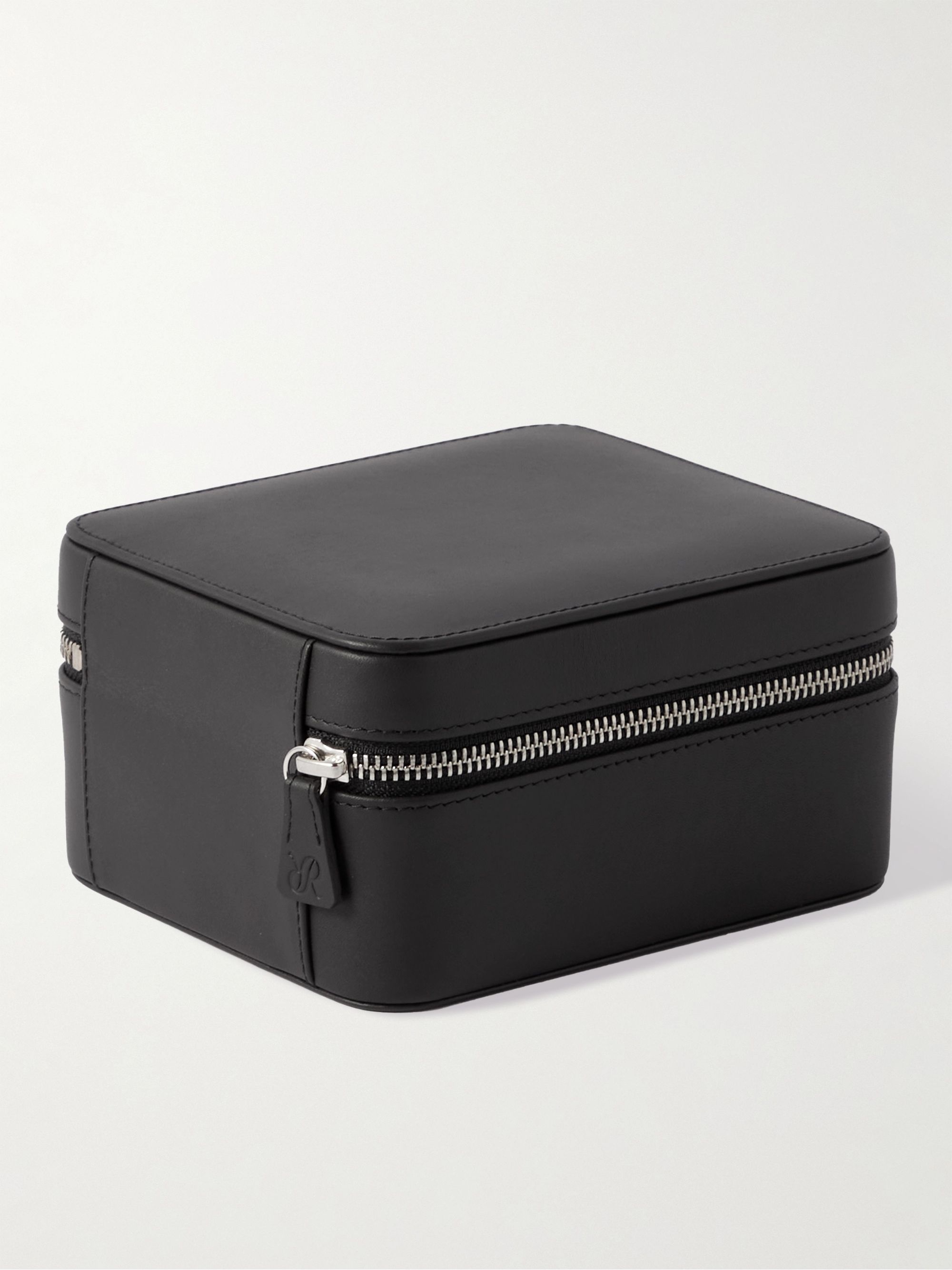 RAPPORT LONDON Hyde Park Zip-Around Leather Watch Case