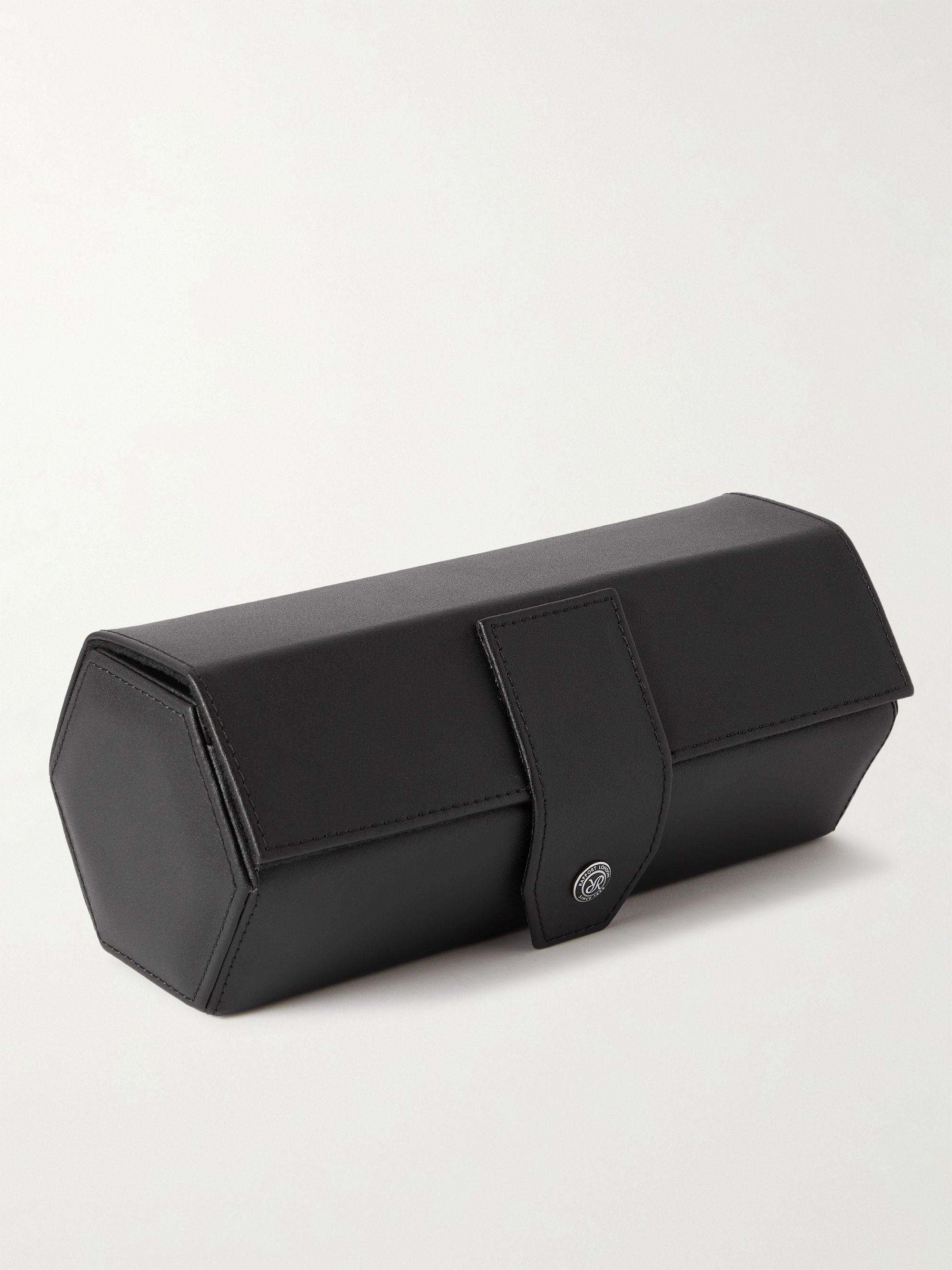 RAPPORT LONDON Vantage Leather Three-Watch Roll