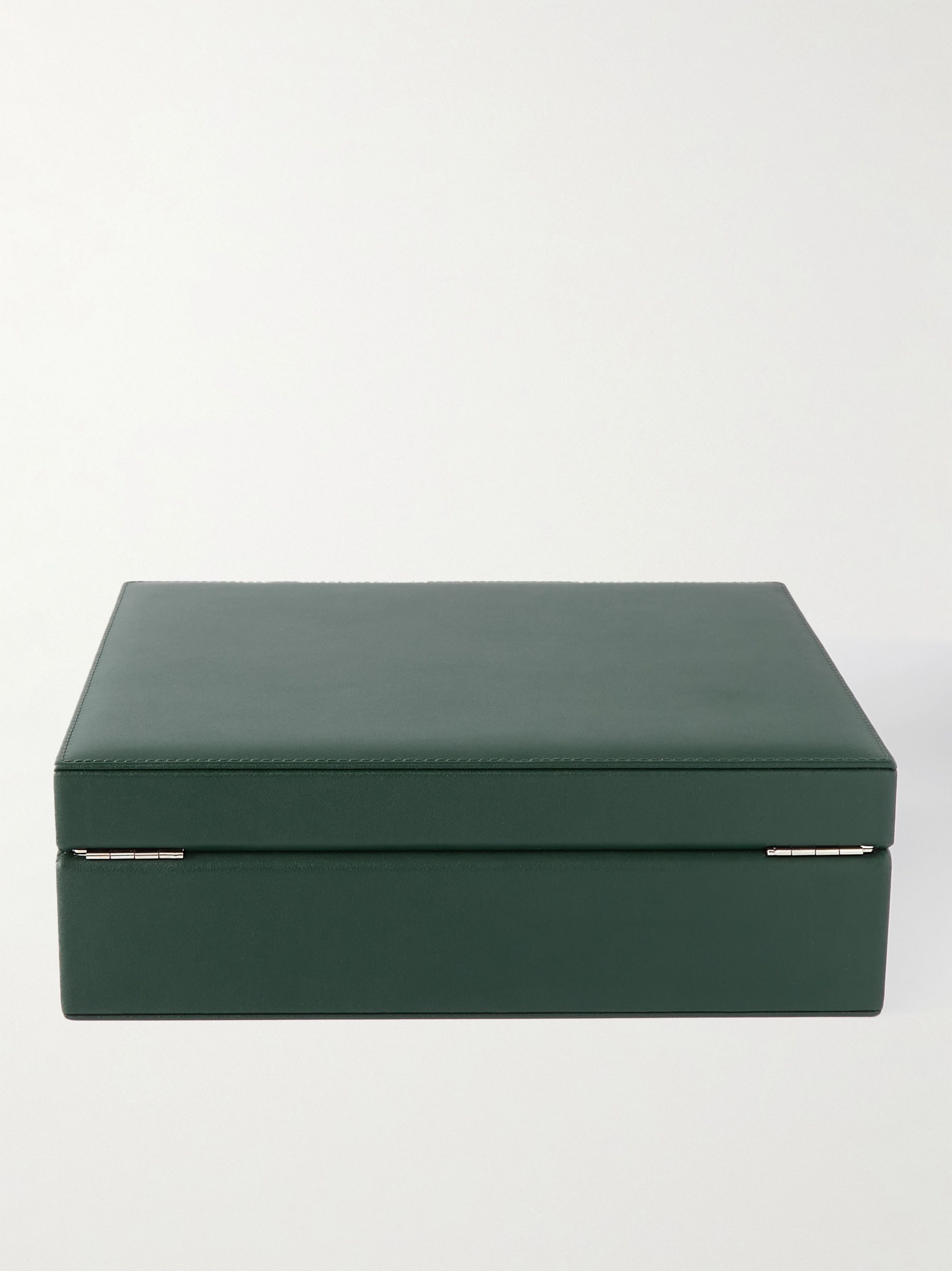 RAPPORT LONDON Vantage Leather Eight-Piece Watch Box