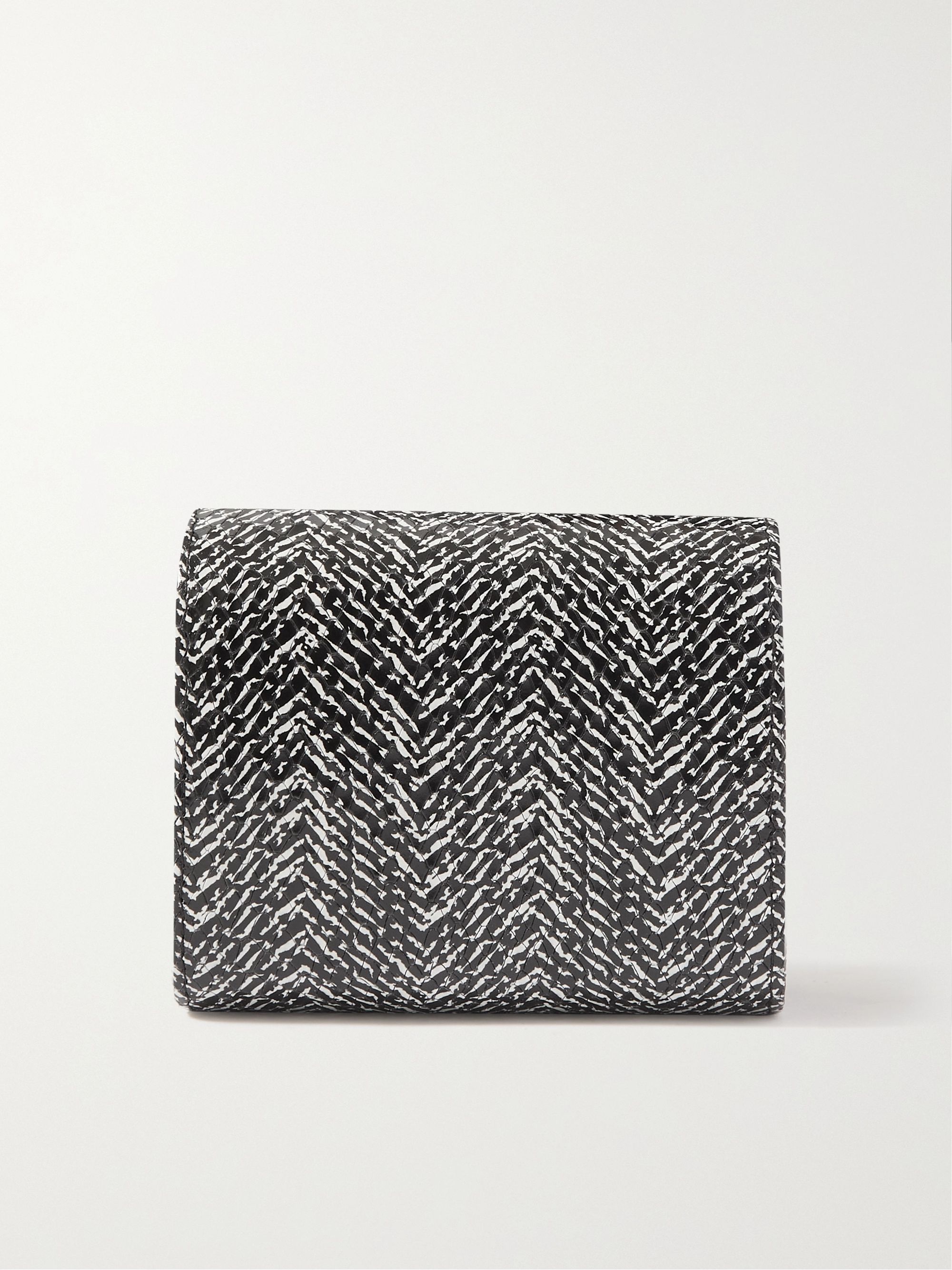 RAPPORT LONDON Marlow Snake-Effect Leather Watch Roll
