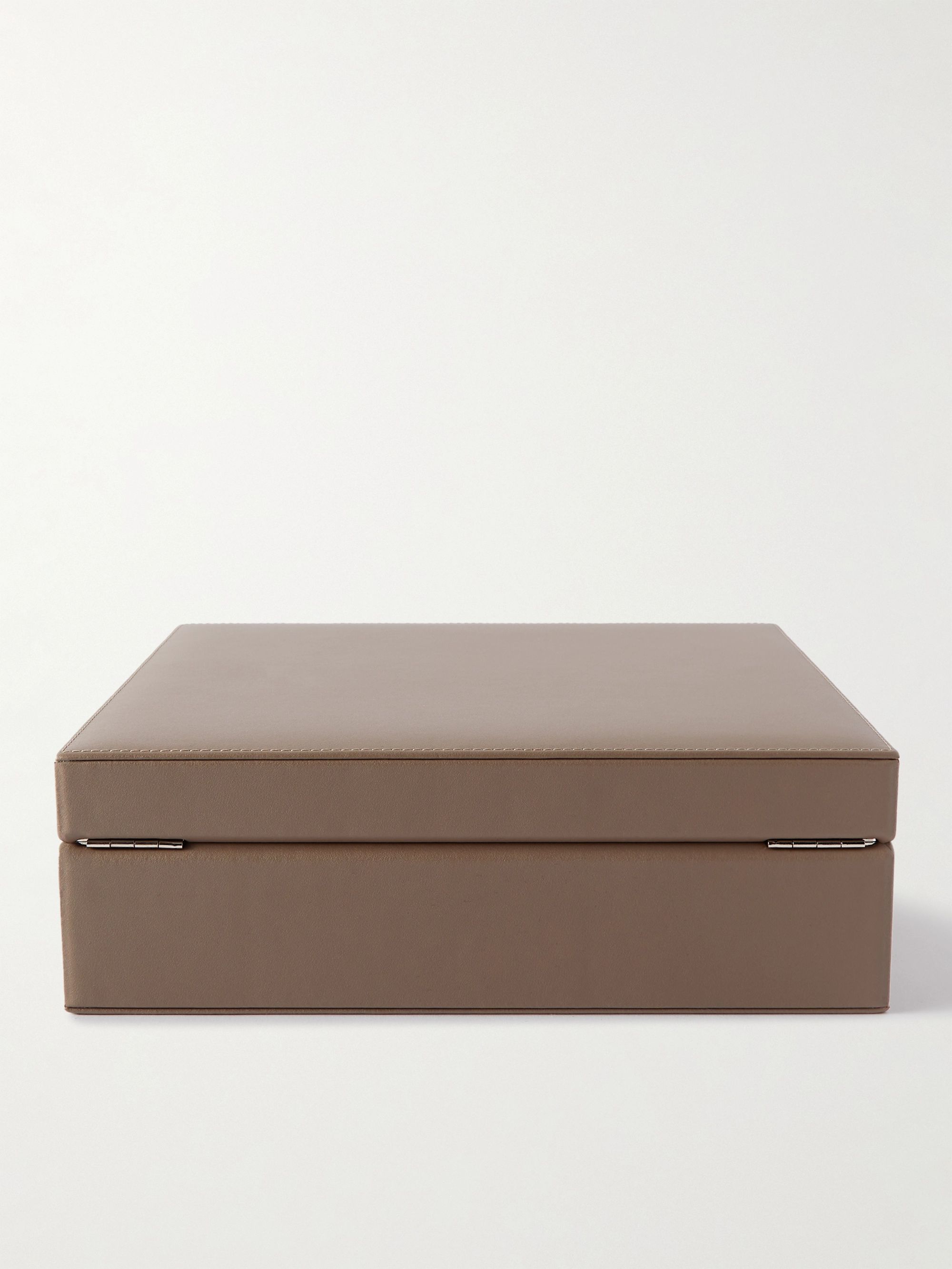 RAPPORT LONDON Vantage Leather Eight-Piece Watch Box