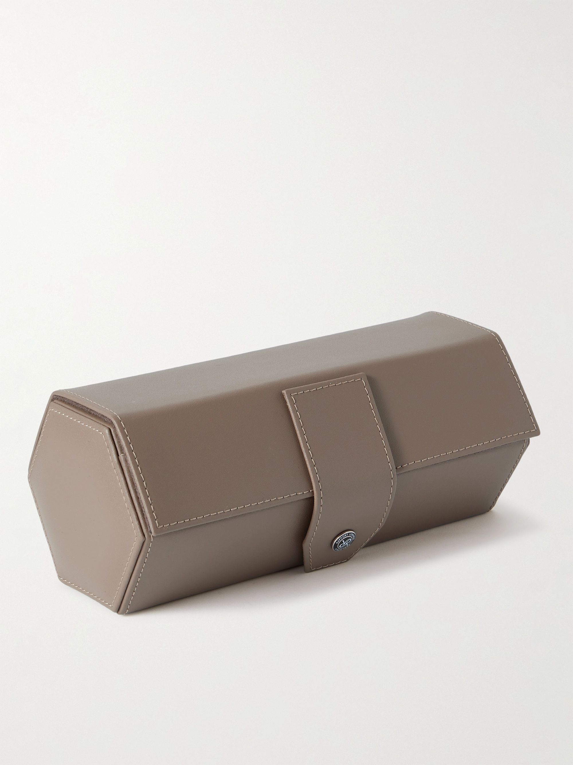 RAPPORT LONDON Vantage Leather Three-Watch Roll