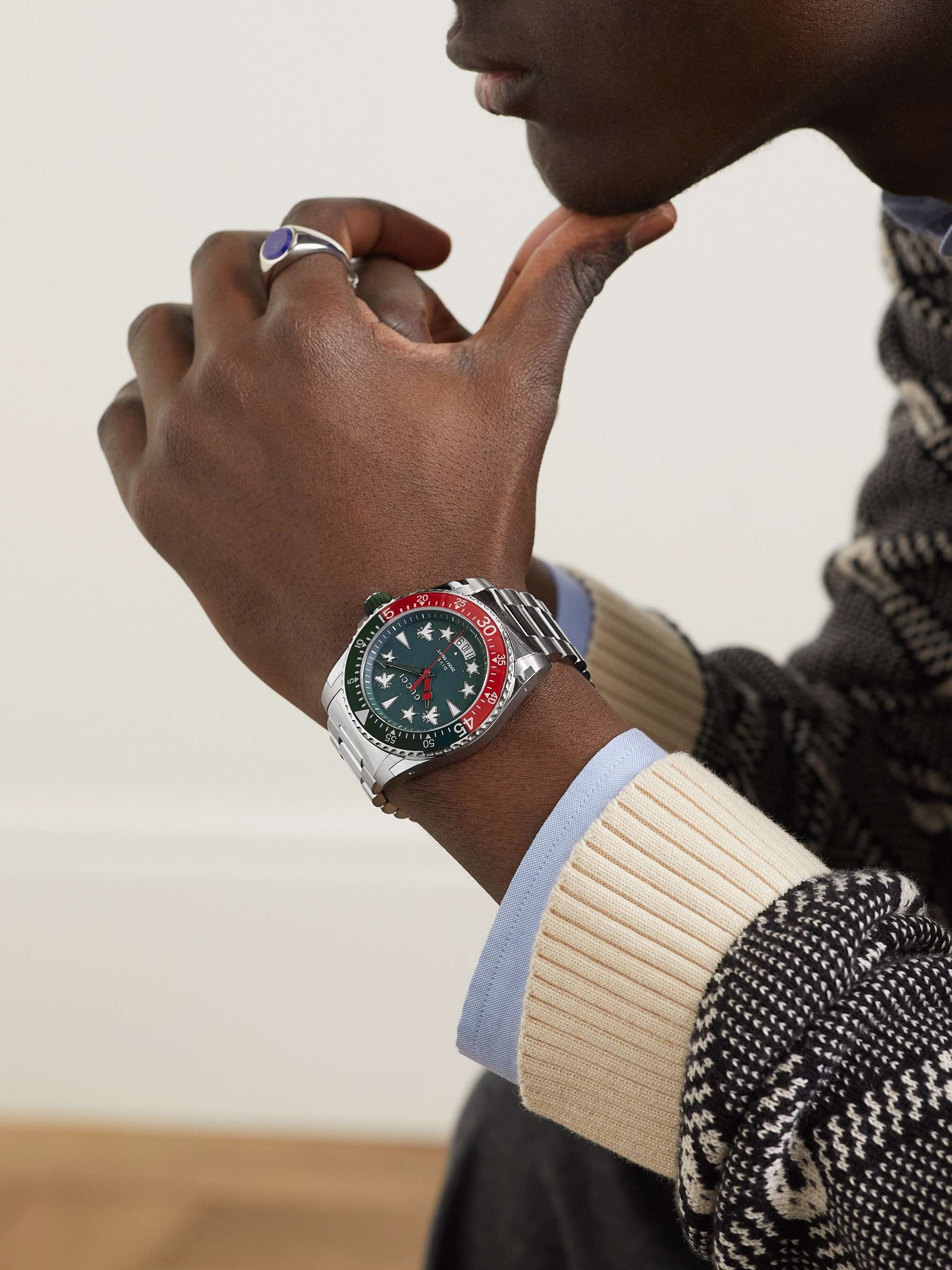 GUCCI Gucci Dive 45mm Stainless Steel Watch