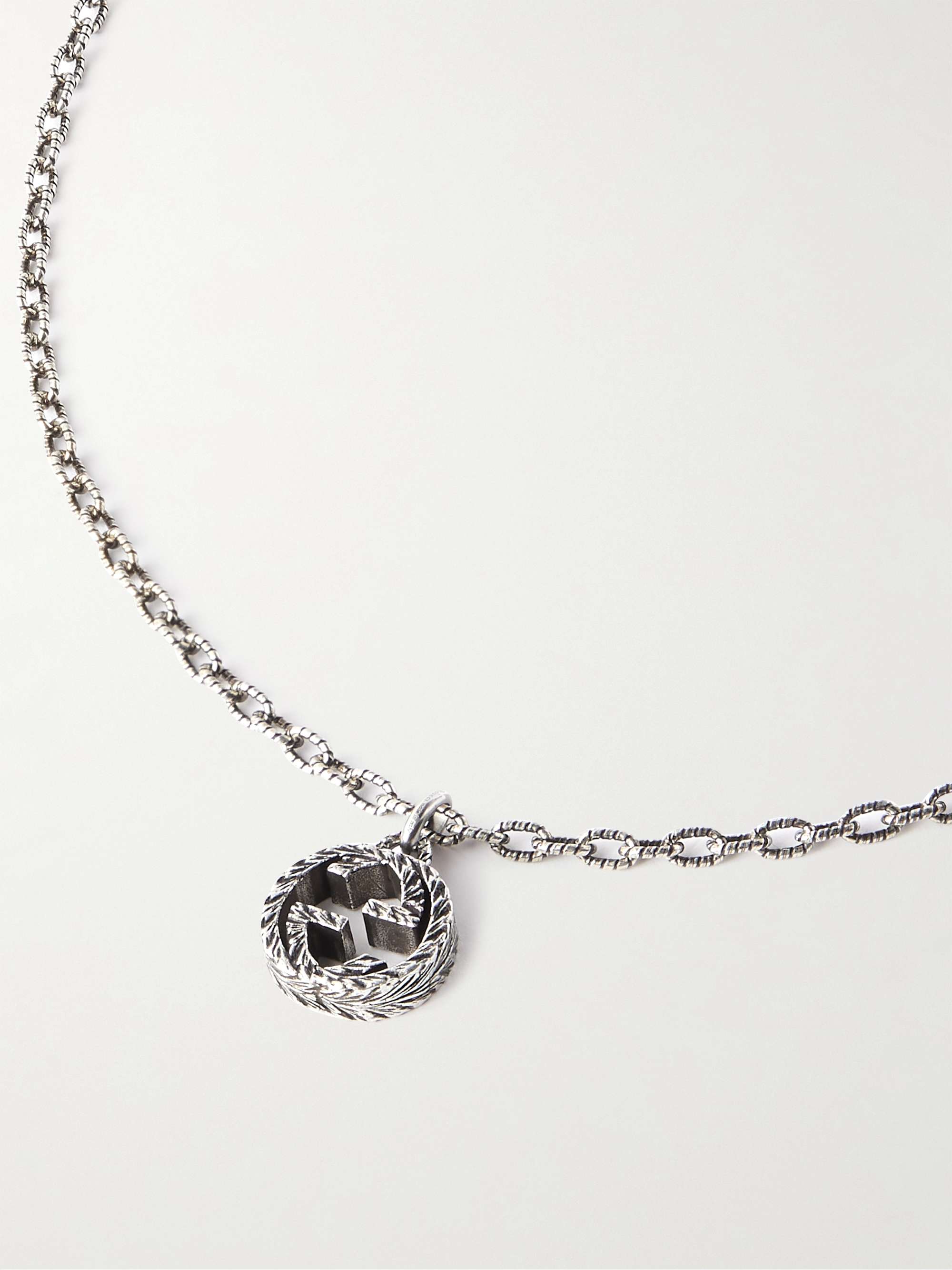 Burnished Silver Coin Necklace