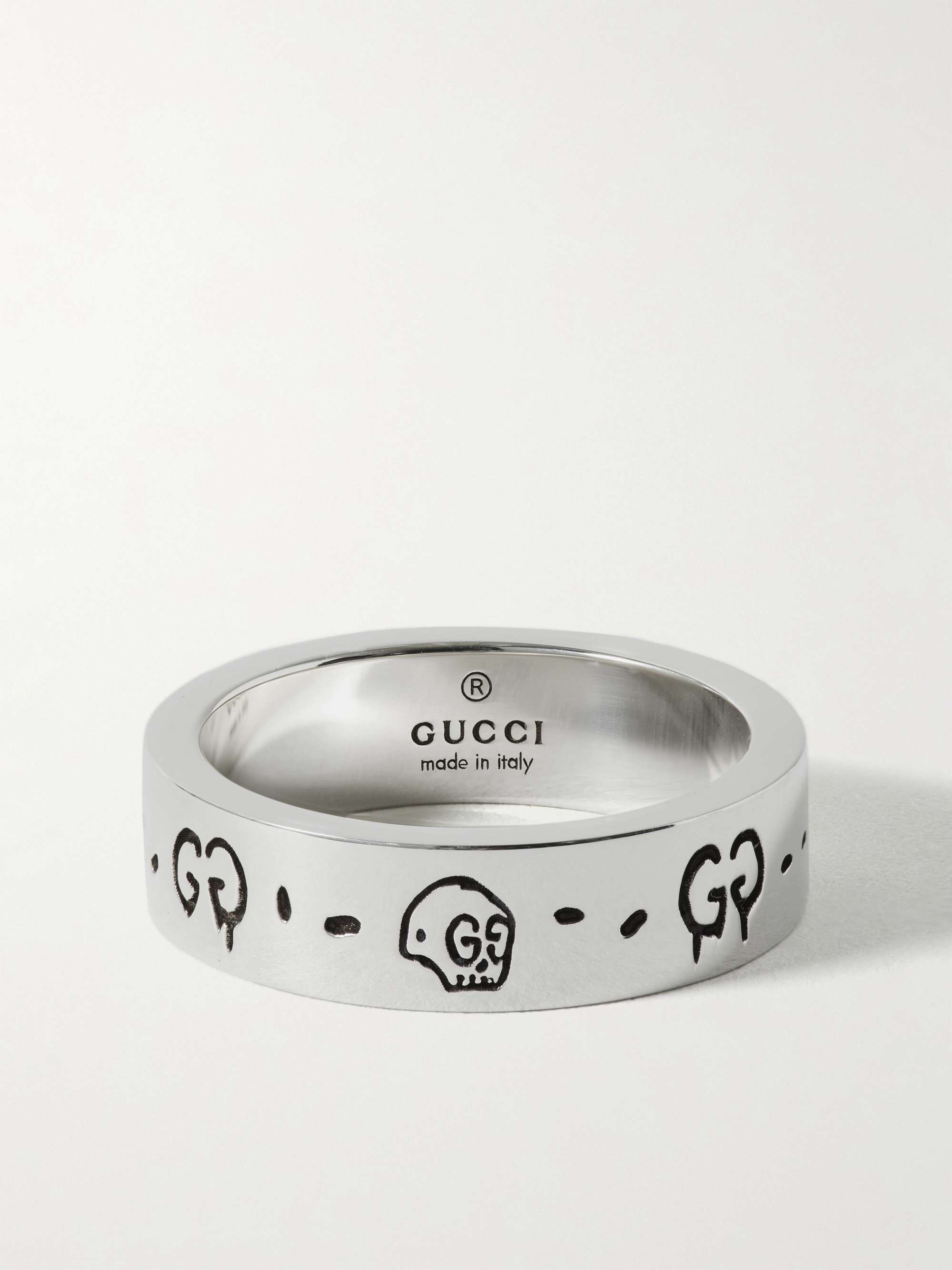 Gucci GG Sterling Silver Ring