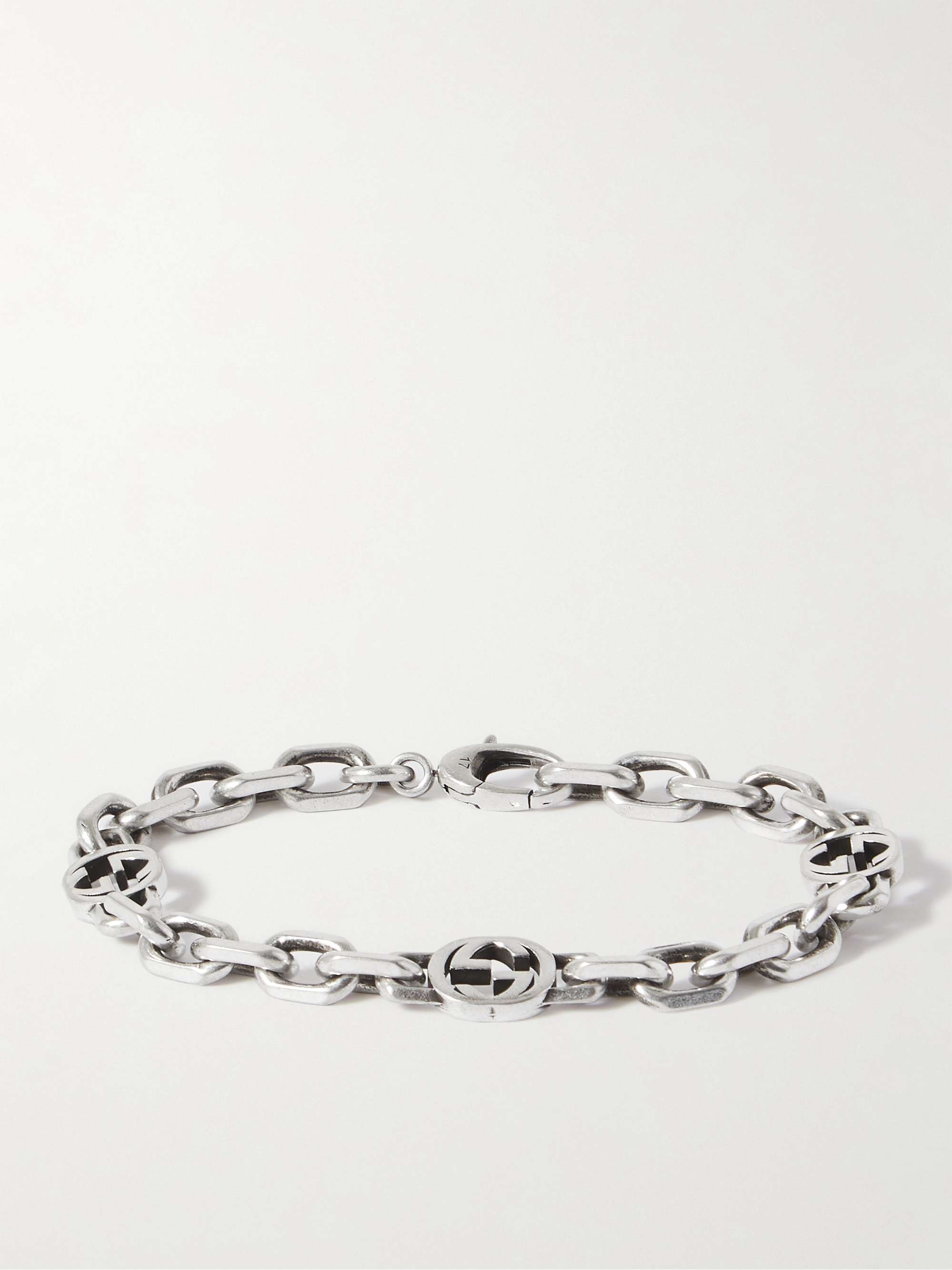 værtinde cache imperium GUCCI Silver Chain Bracelet for Men | MR PORTER