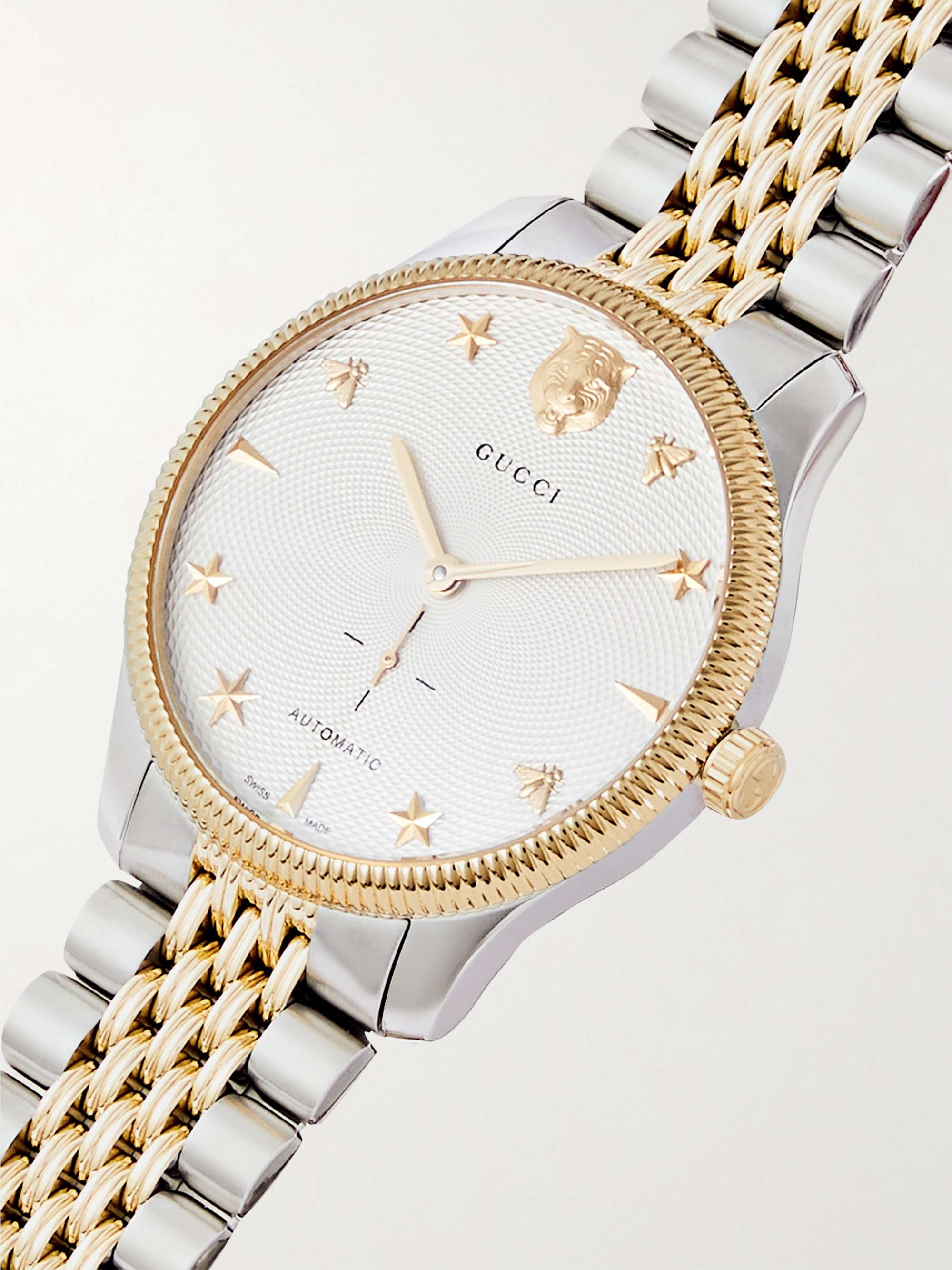G Timeless 40mm Gold PVD Coated Stainless Steel Watch