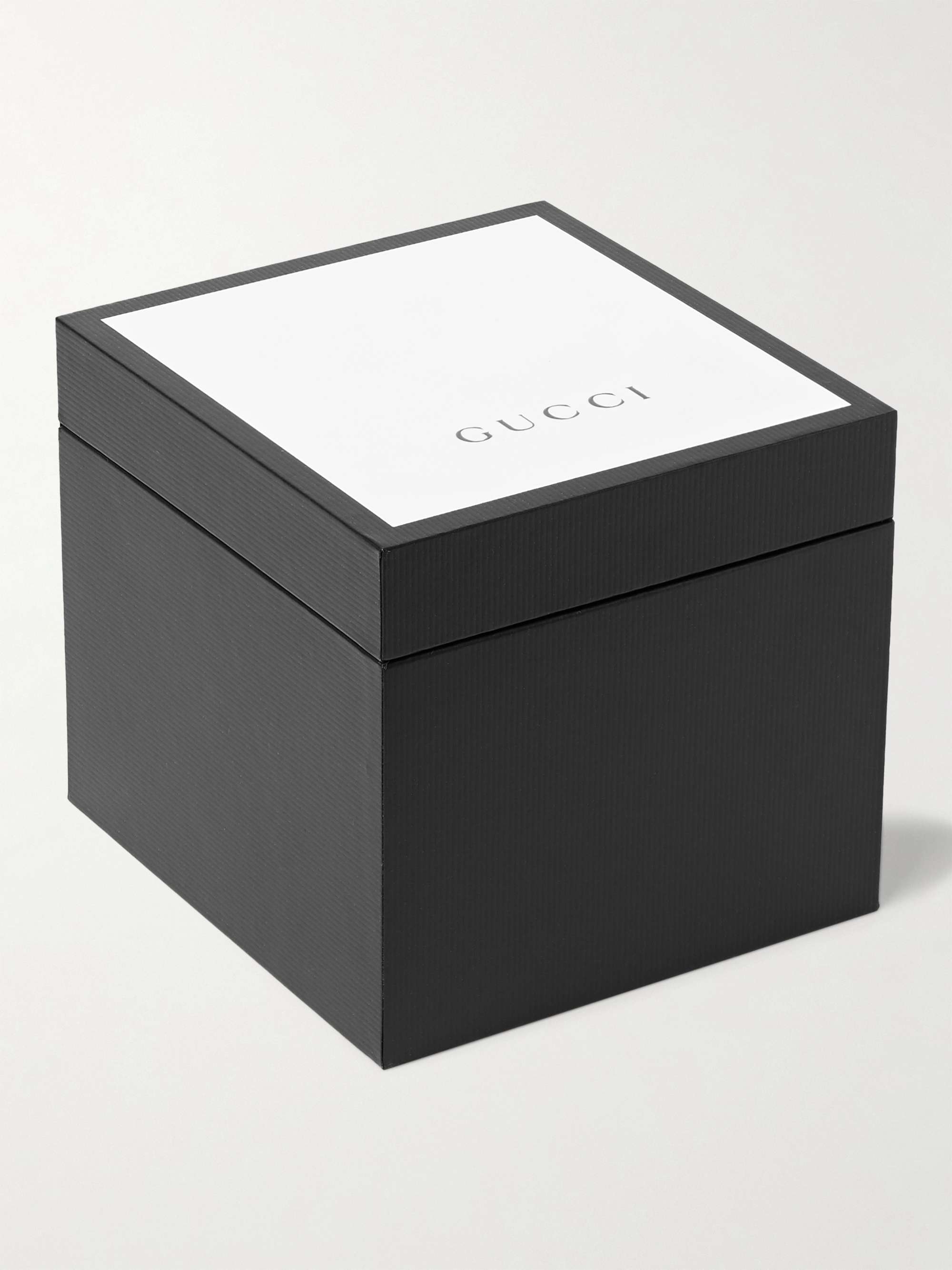 GUCCI Dive 45mm Gold PVD-Coated Watch with Rubber Strap