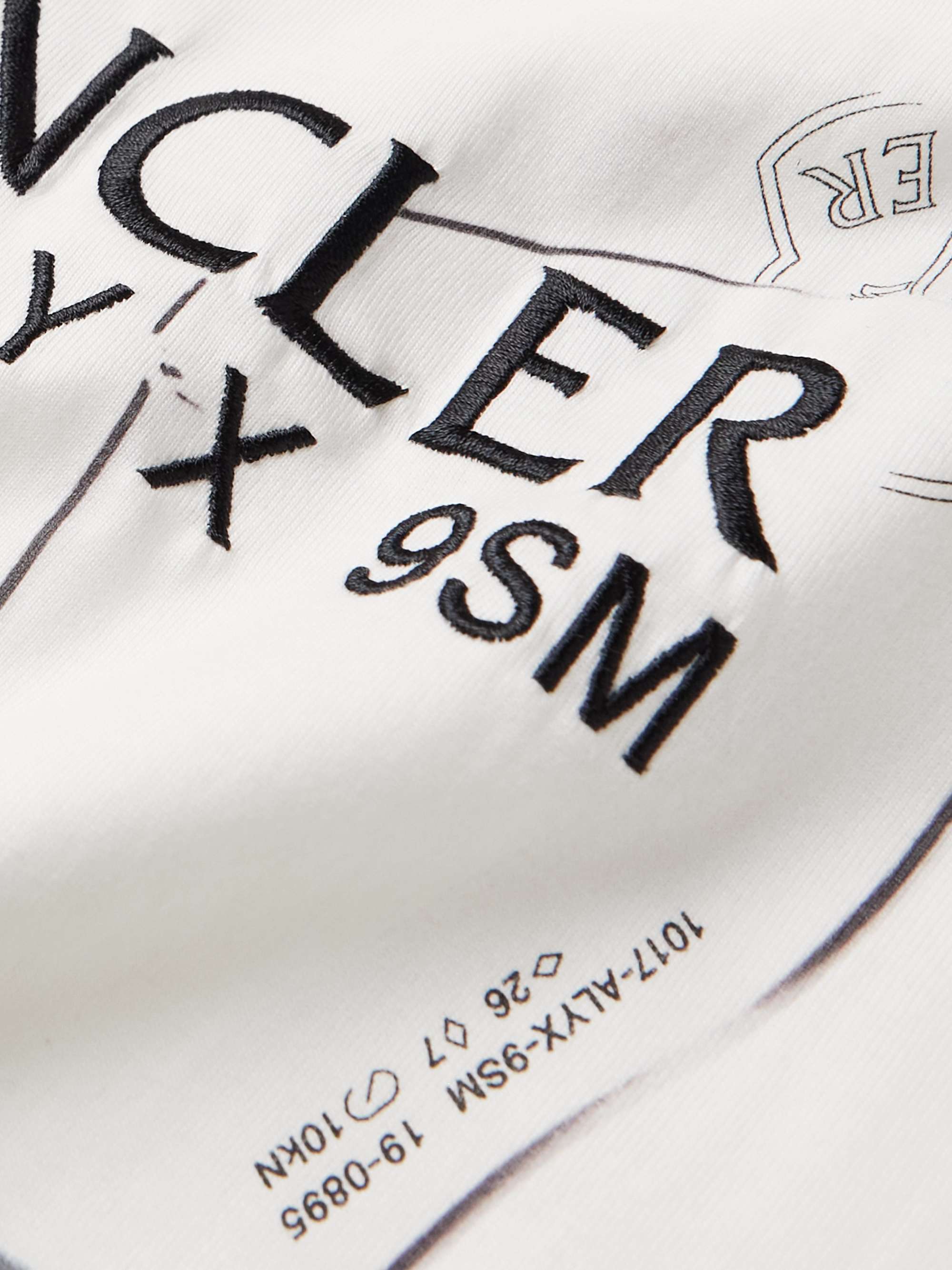 MONCLER GENIUS 6 Moncler 1017 ALYX 9SM Embellished Cotton-Jersey T-Shirt