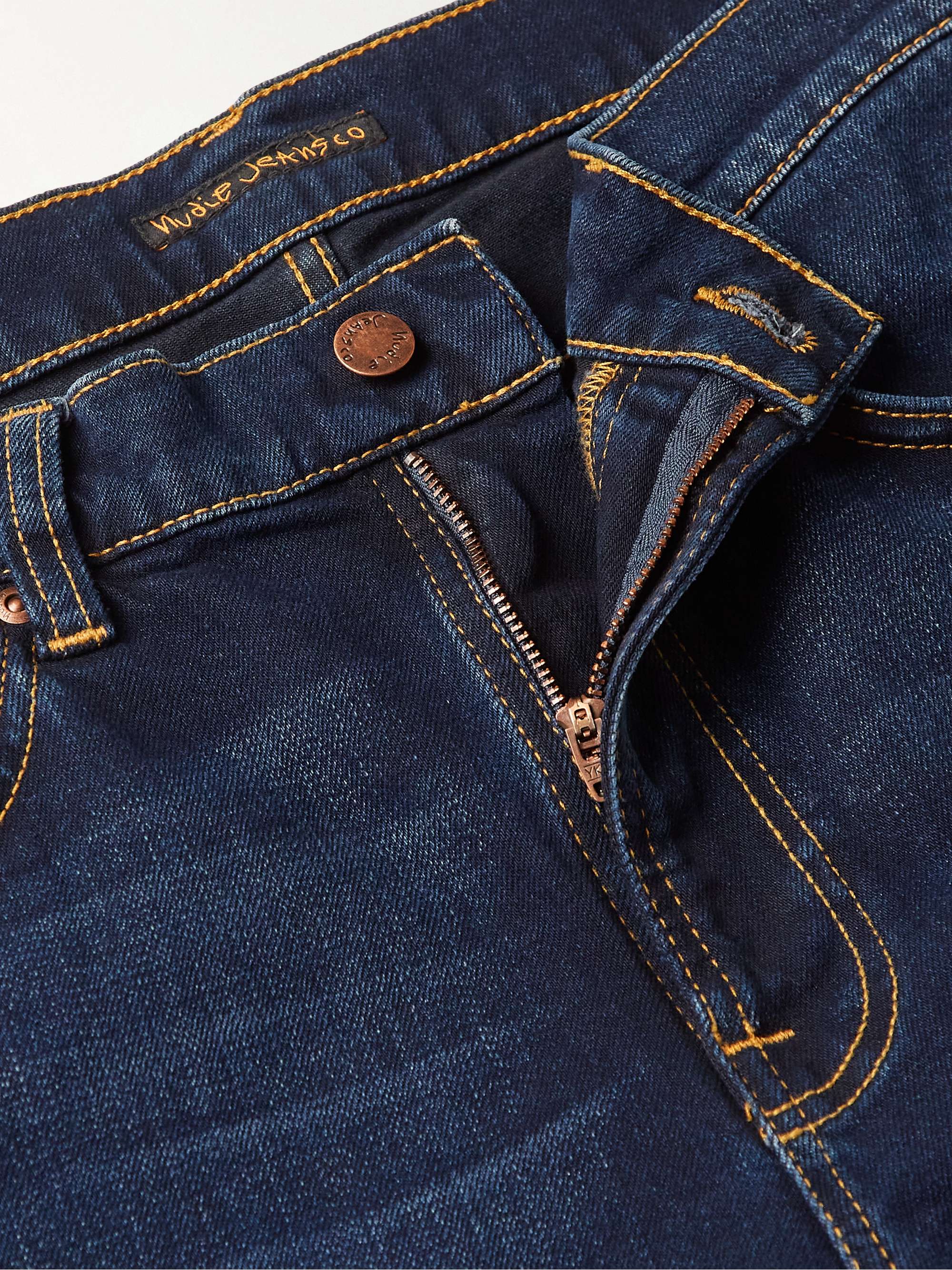 NUDIE JEANS Lean Dean Slim-Fit Organic Jeans