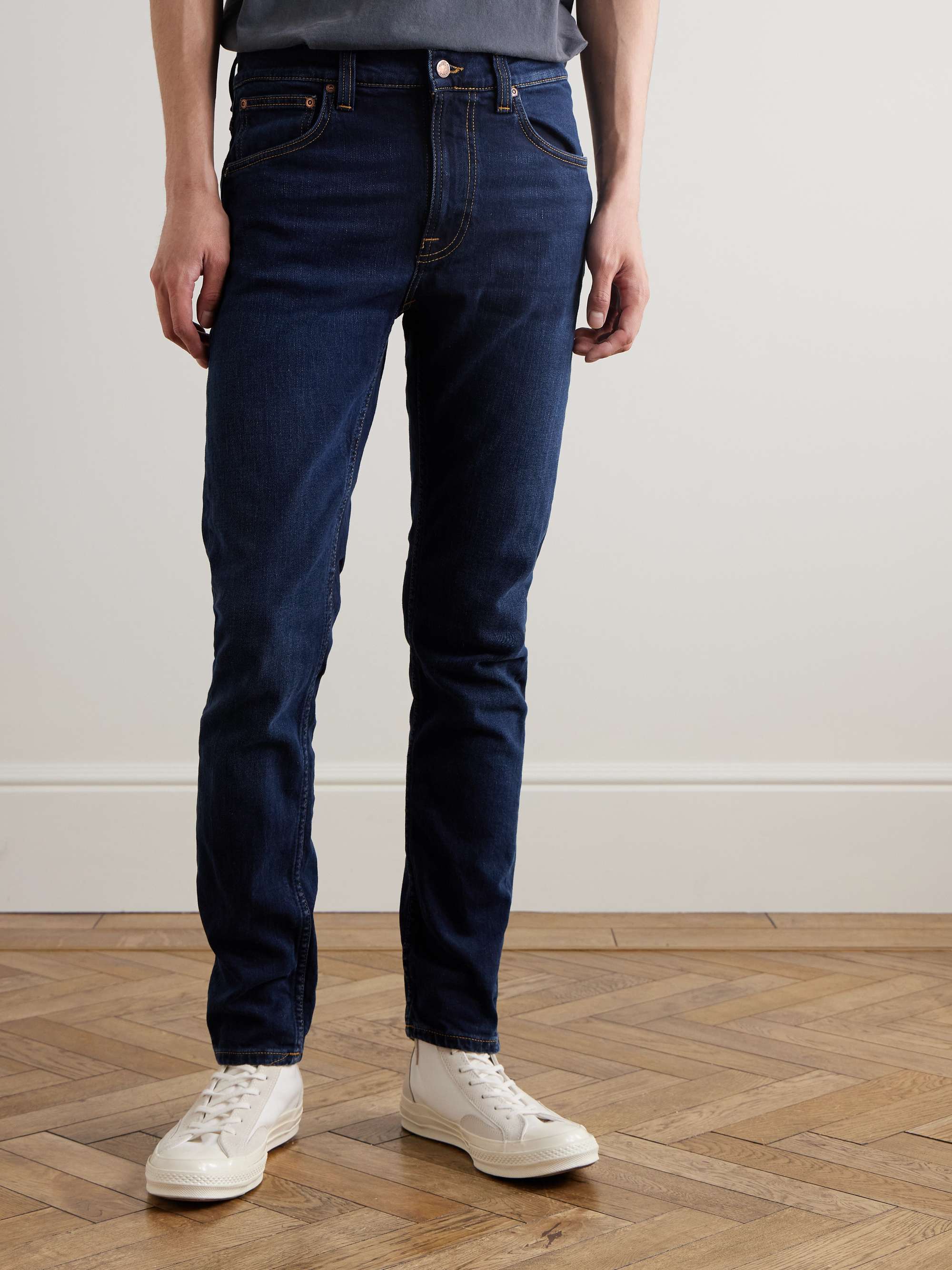 NUDIE JEANS Lean Dean Slim-Fit Organic Jeans