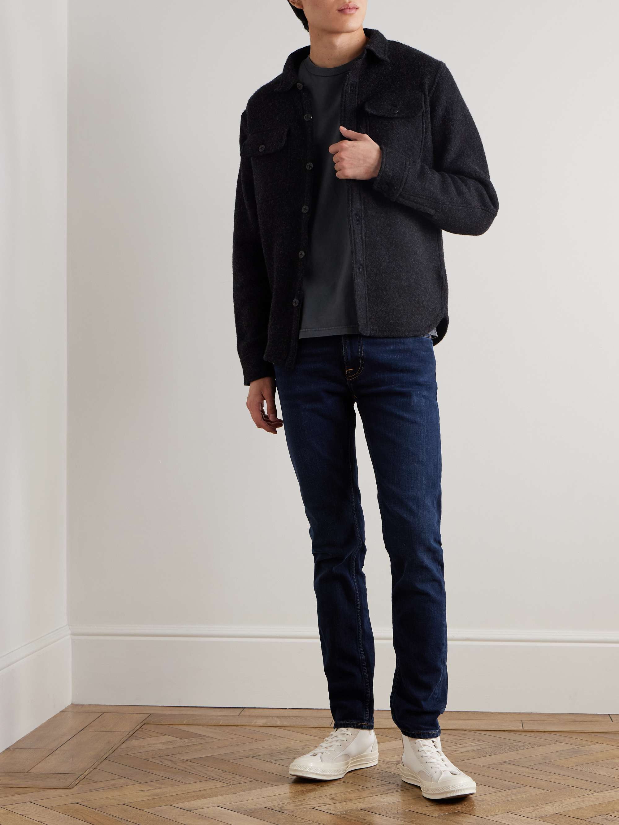 NUDIE JEANS Lean Dean Slim-Fit Organic Jeans