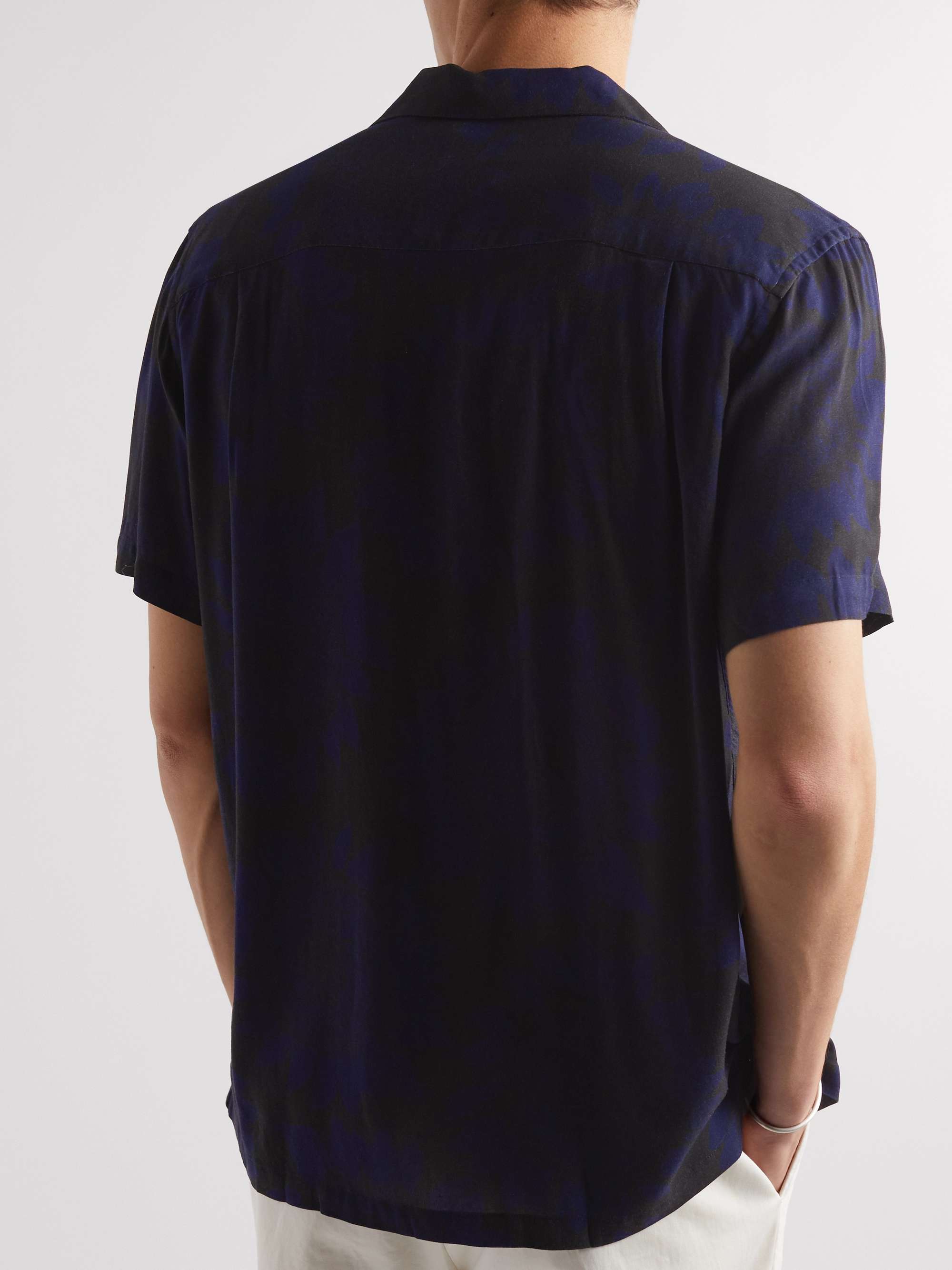 BELLEROSE Camp-Collar Printed Jersey Shirt