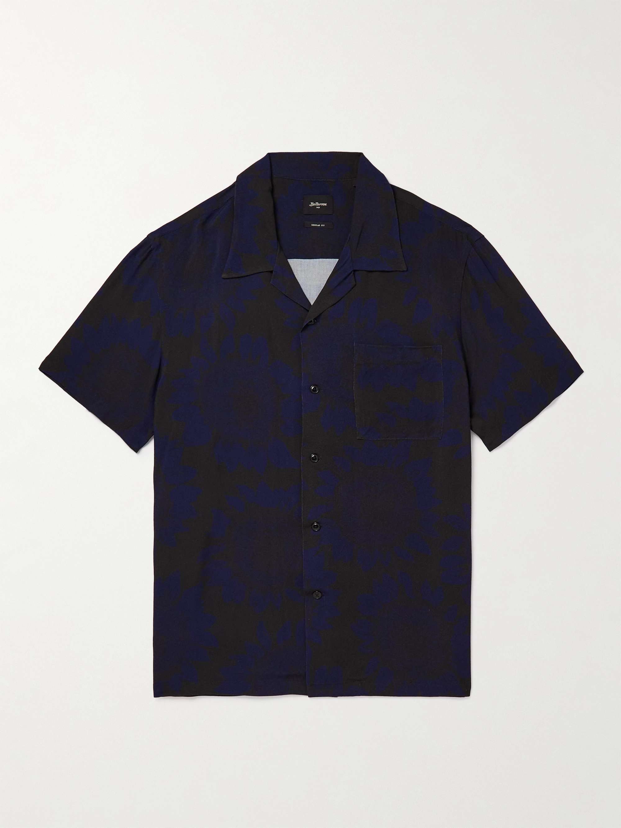 BELLEROSE Camp-Collar Printed Jersey Shirt