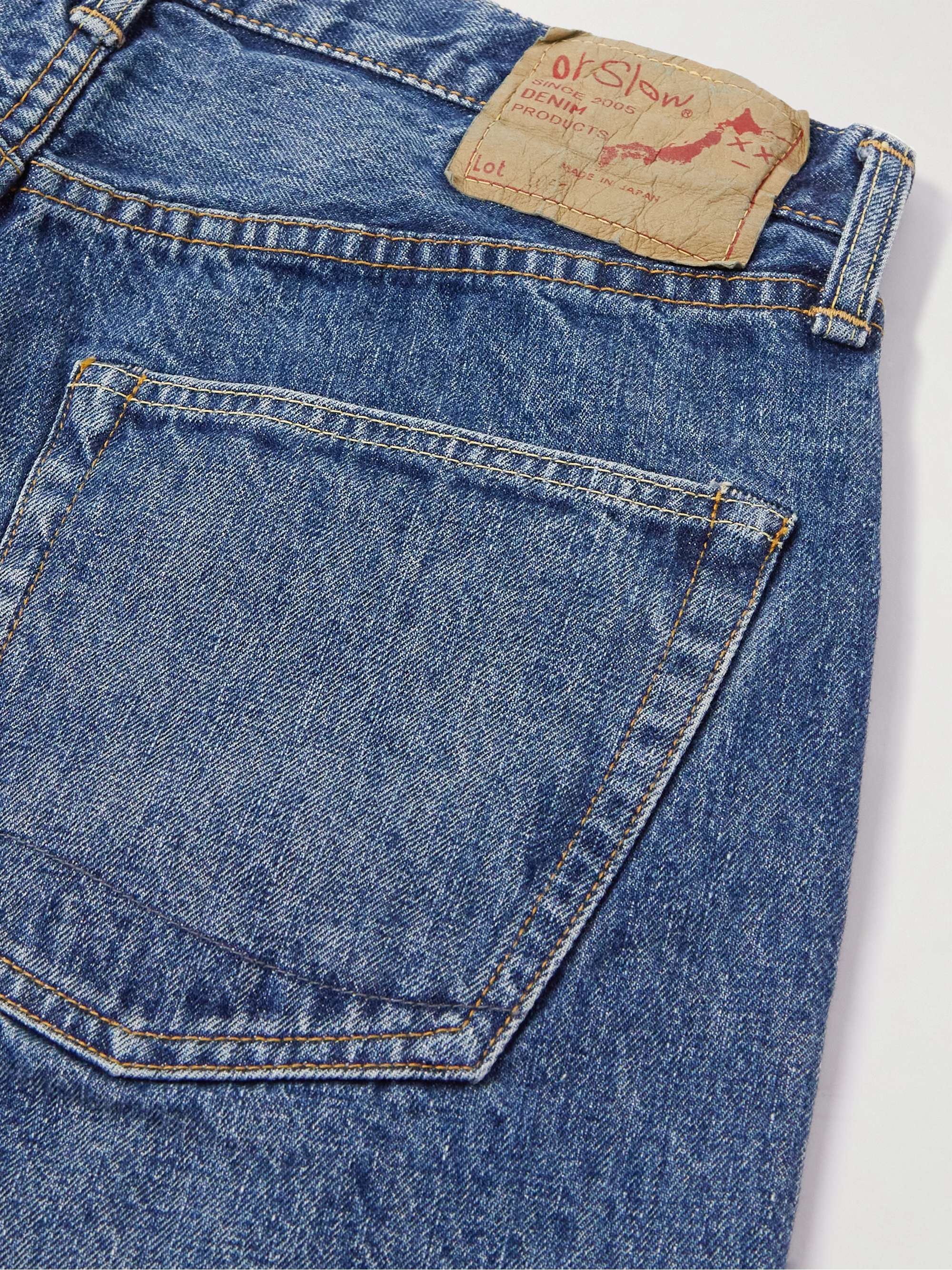 ORSLOW 105 Straight-Leg Selvedge Jeans
