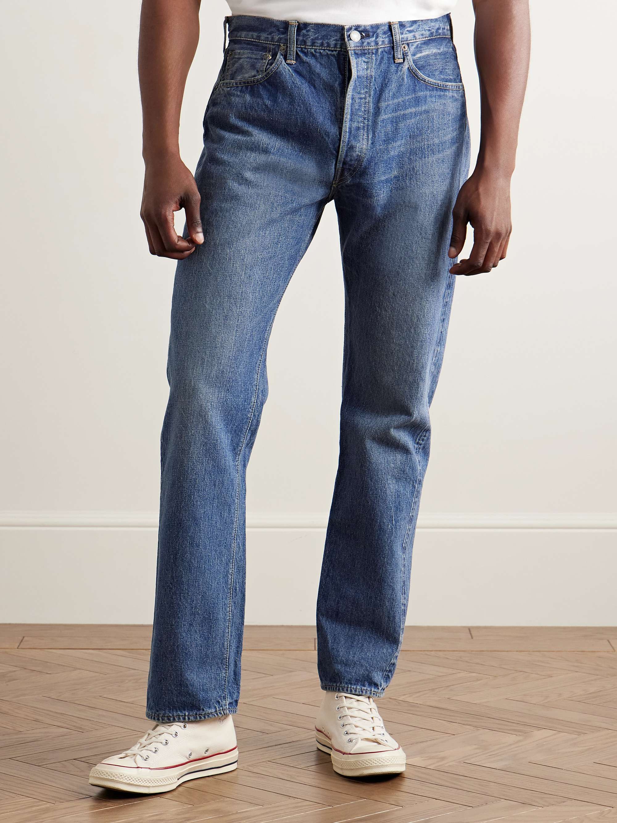 ORSLOW 105 Straight-Leg Selvedge Jeans