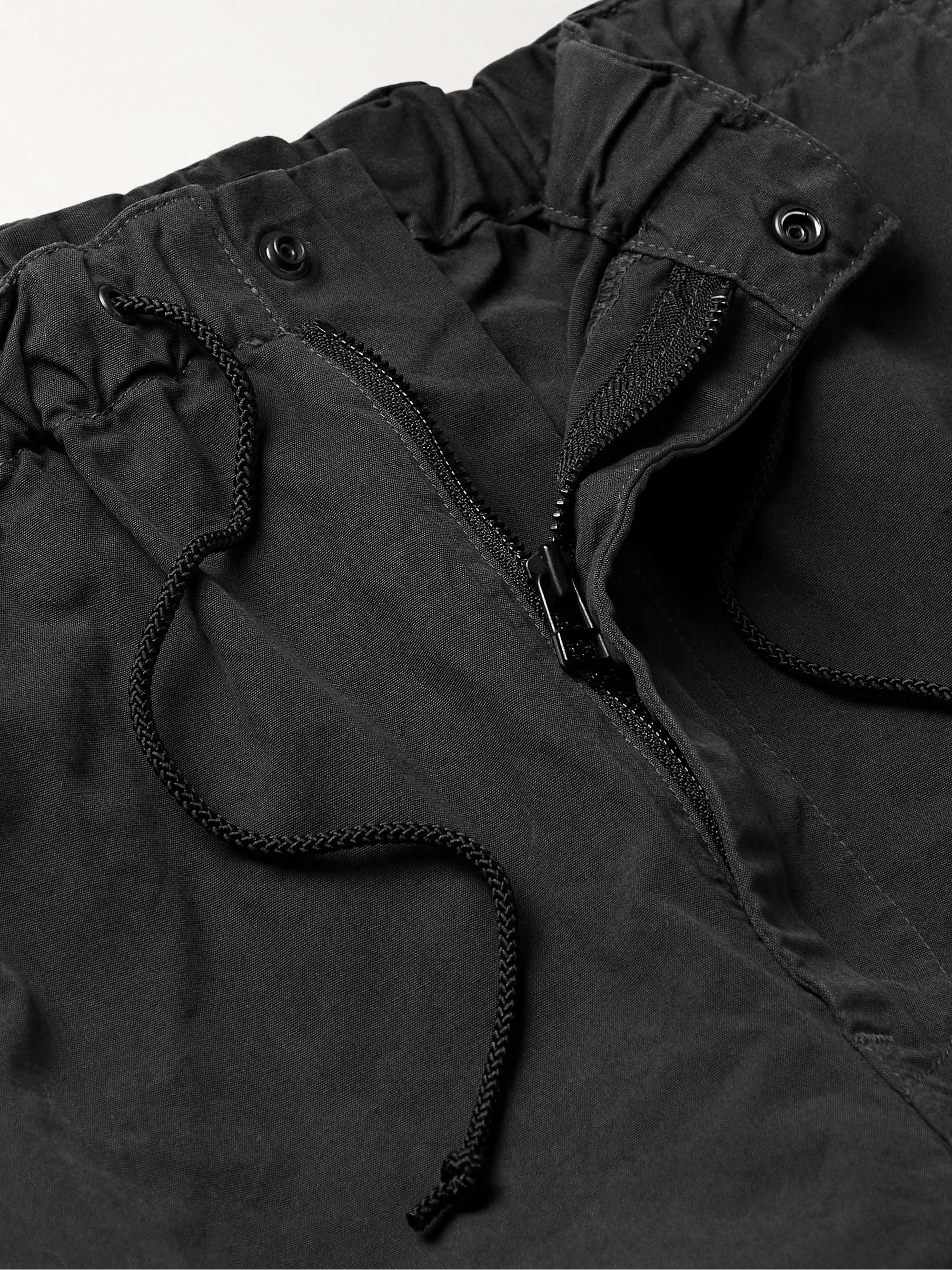 ORSLOW Straight-Leg Cotton-Poplin Drawstring Cargo Trousers
