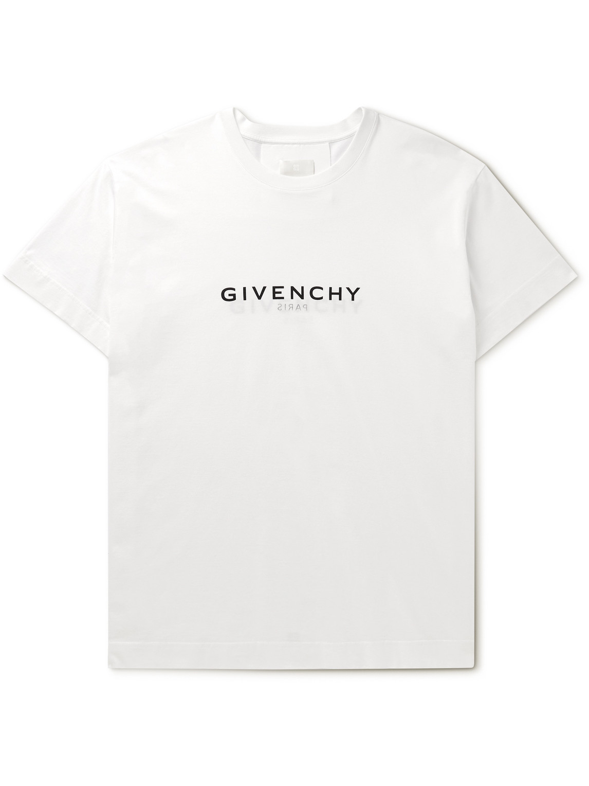 Givenchy - Oversized Logo-Print Cotton-Jersey T-Shirt - Men - White - XL