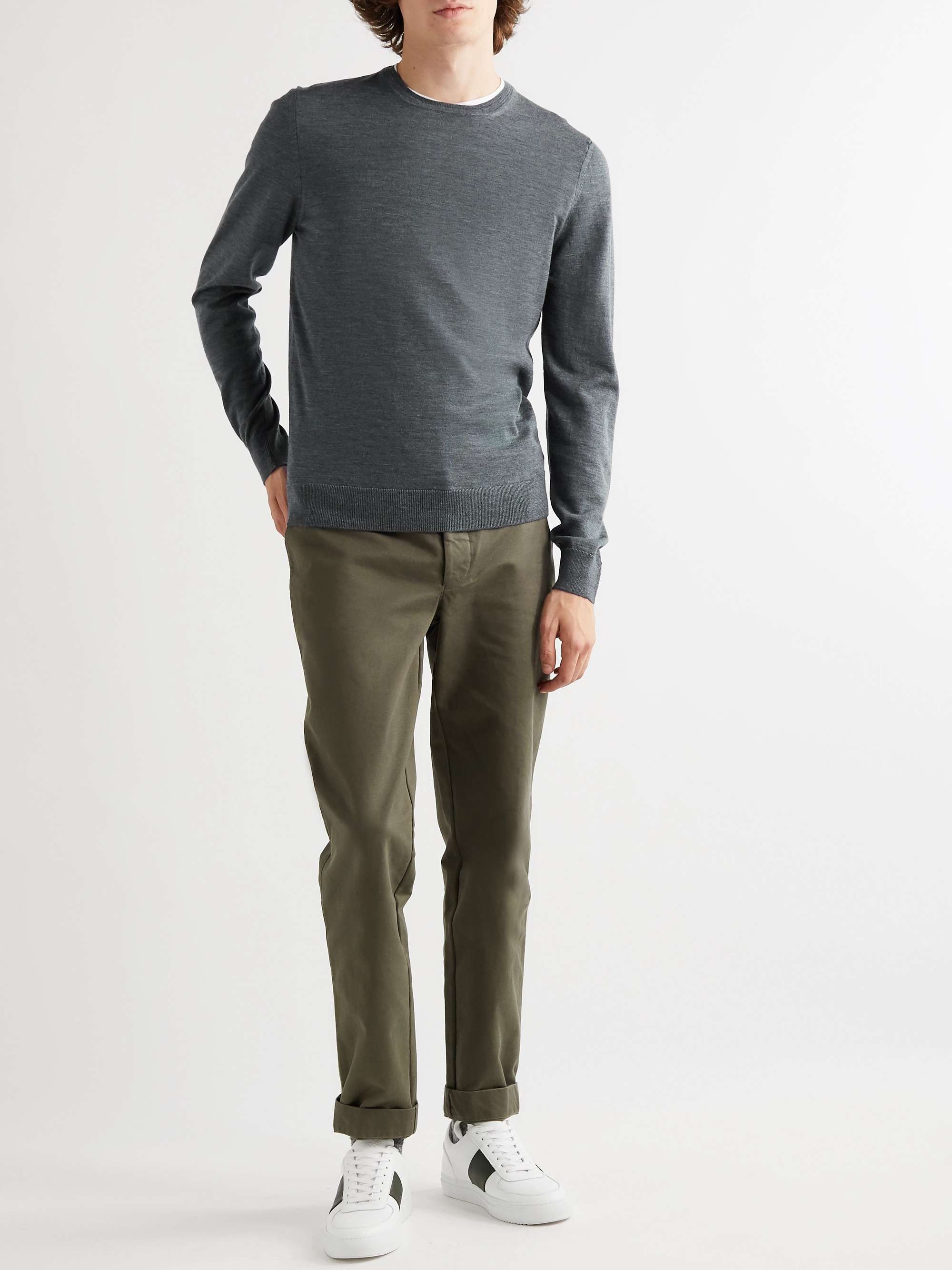 MR P. Slim-Fit Merino Wool Sweater for Men | MR PORTER