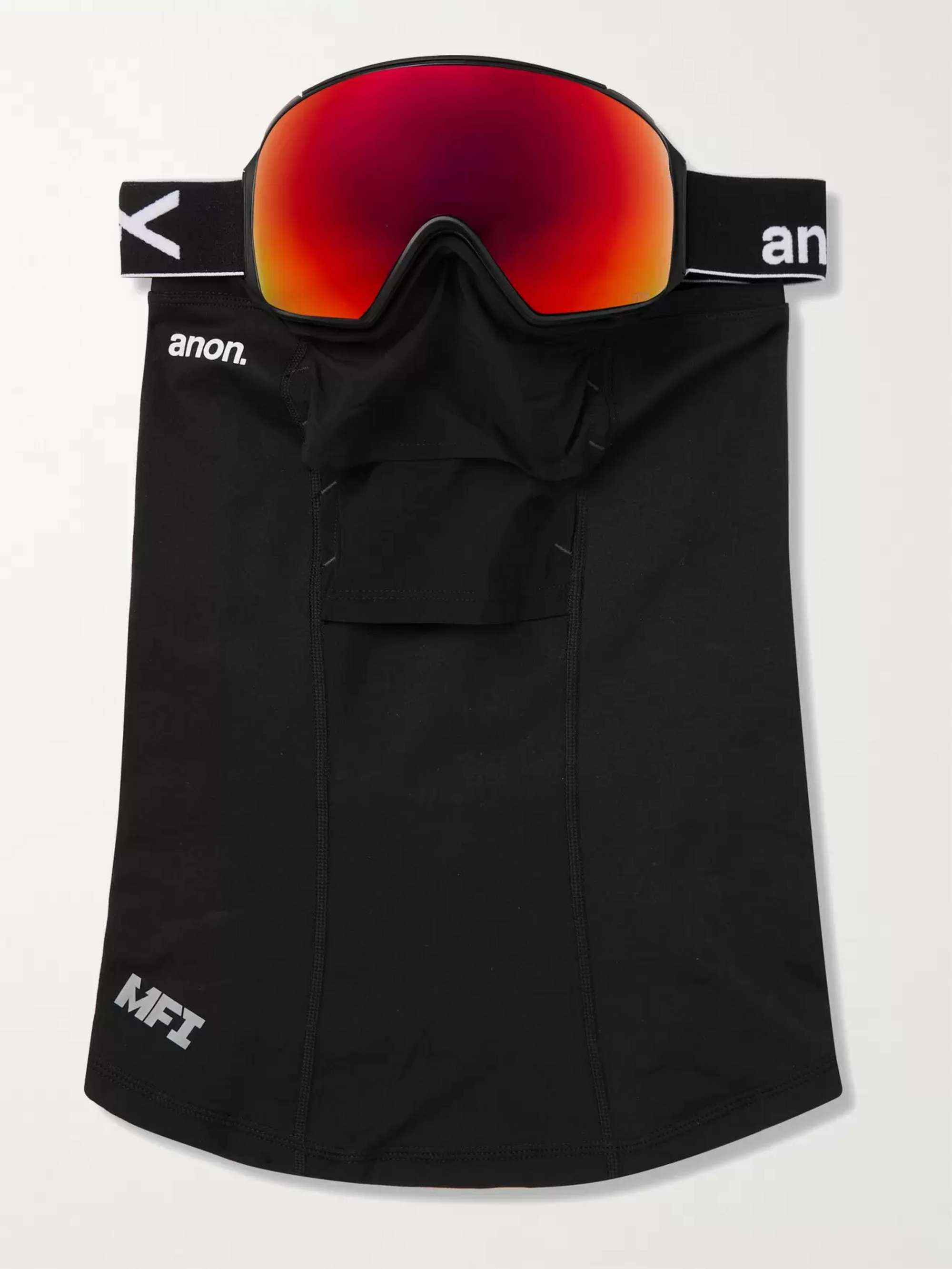 ANON M4 Ski Goggles and Stretch-Jersey Face Mask