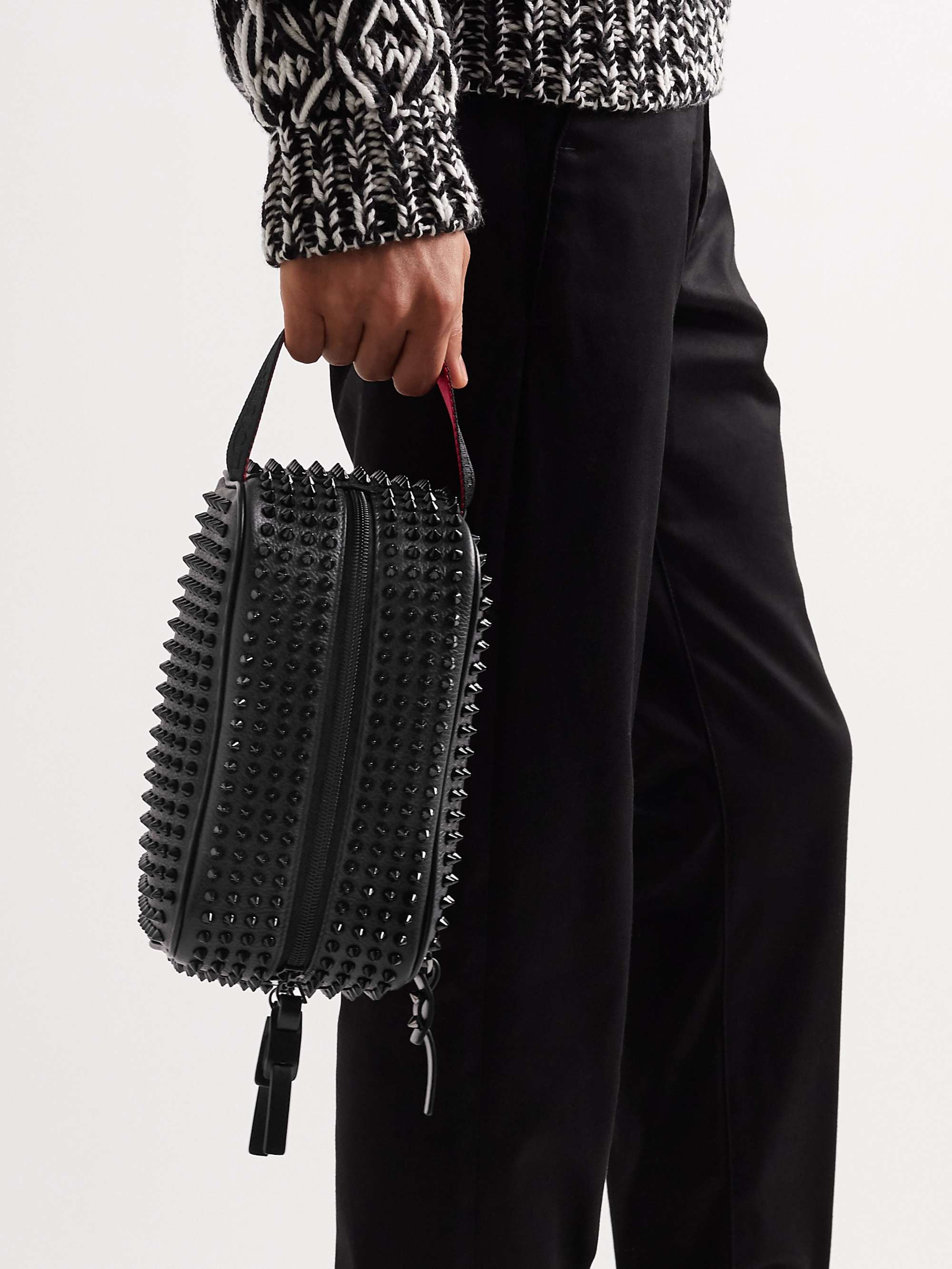 louboutin bag studded