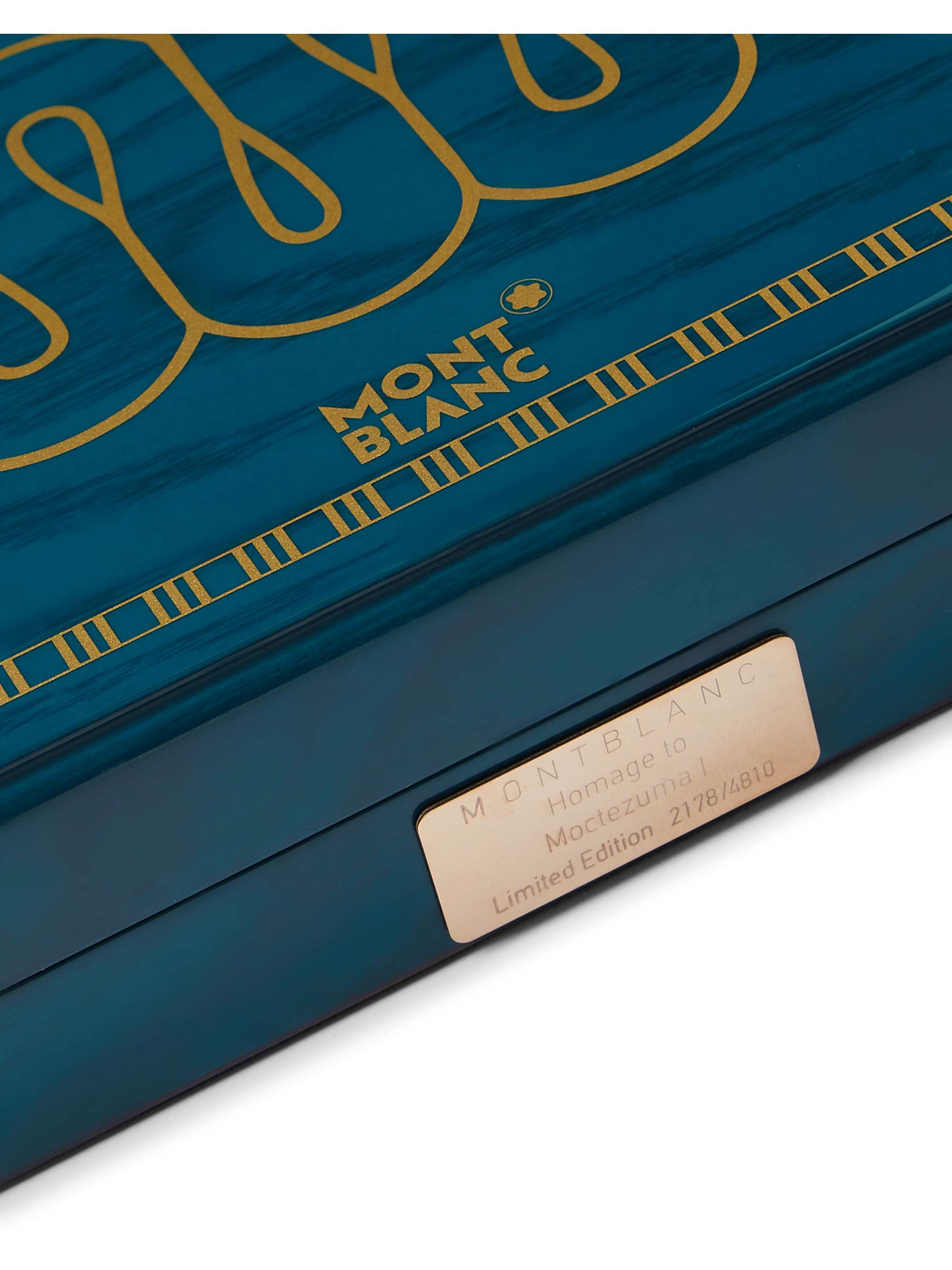 MONTBLANC #4810 Moctezuma I Gold-Tone and Resin Fountain Pen