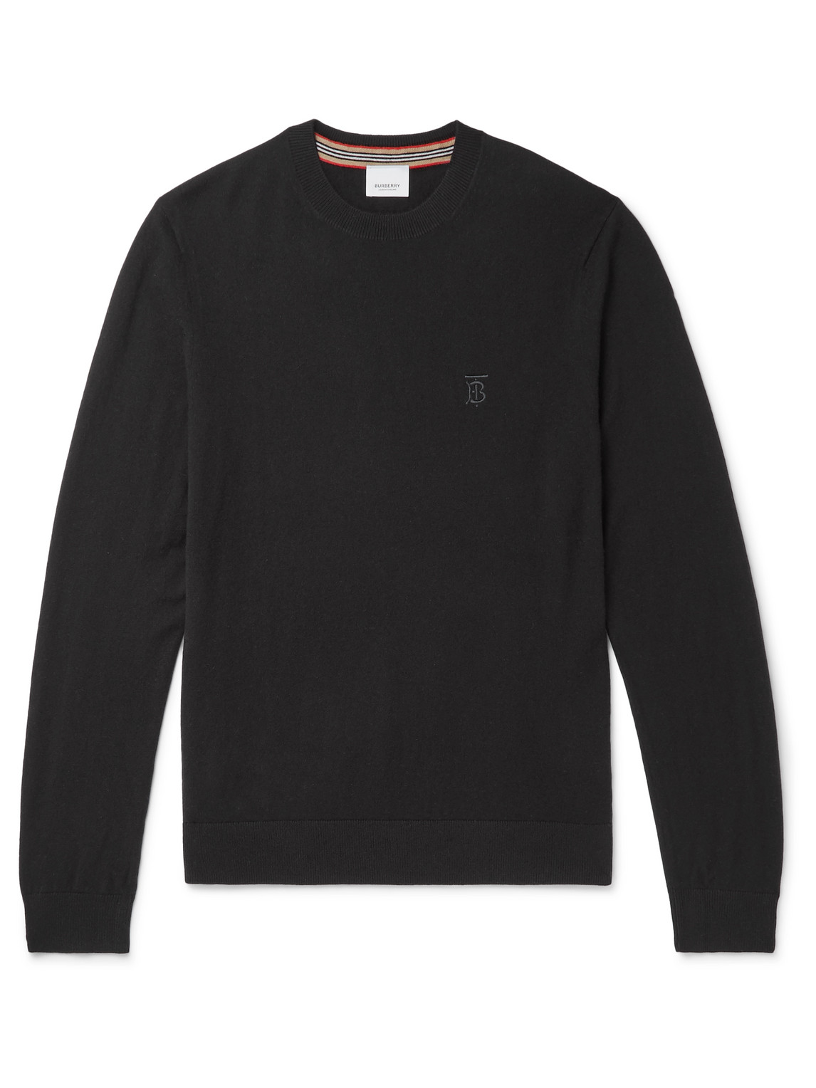 Logo-Embroidered Cashmere Sweater