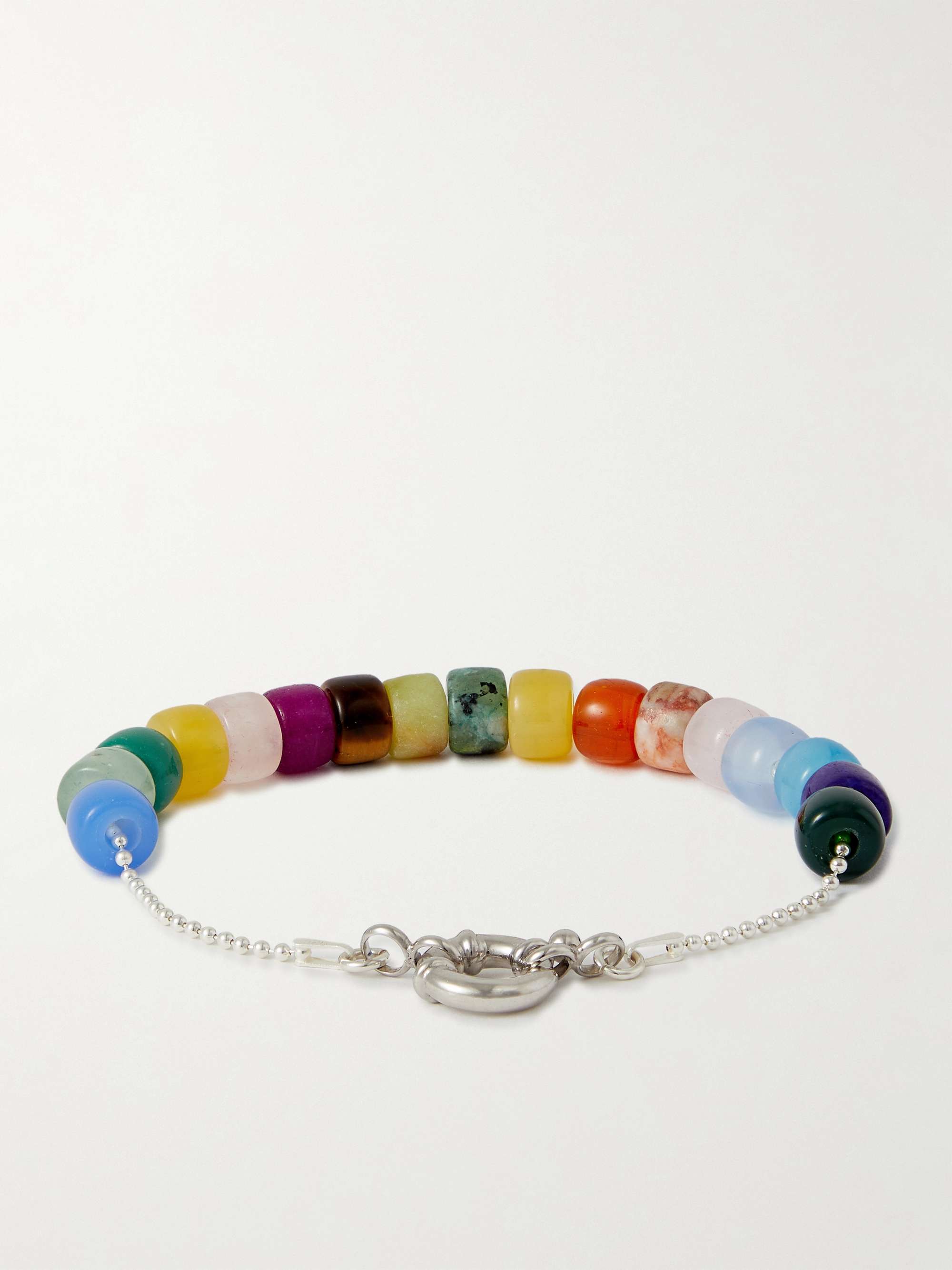 POLITE WORLDWIDE Healer Sterling Silver Multi-Stone Bracelet