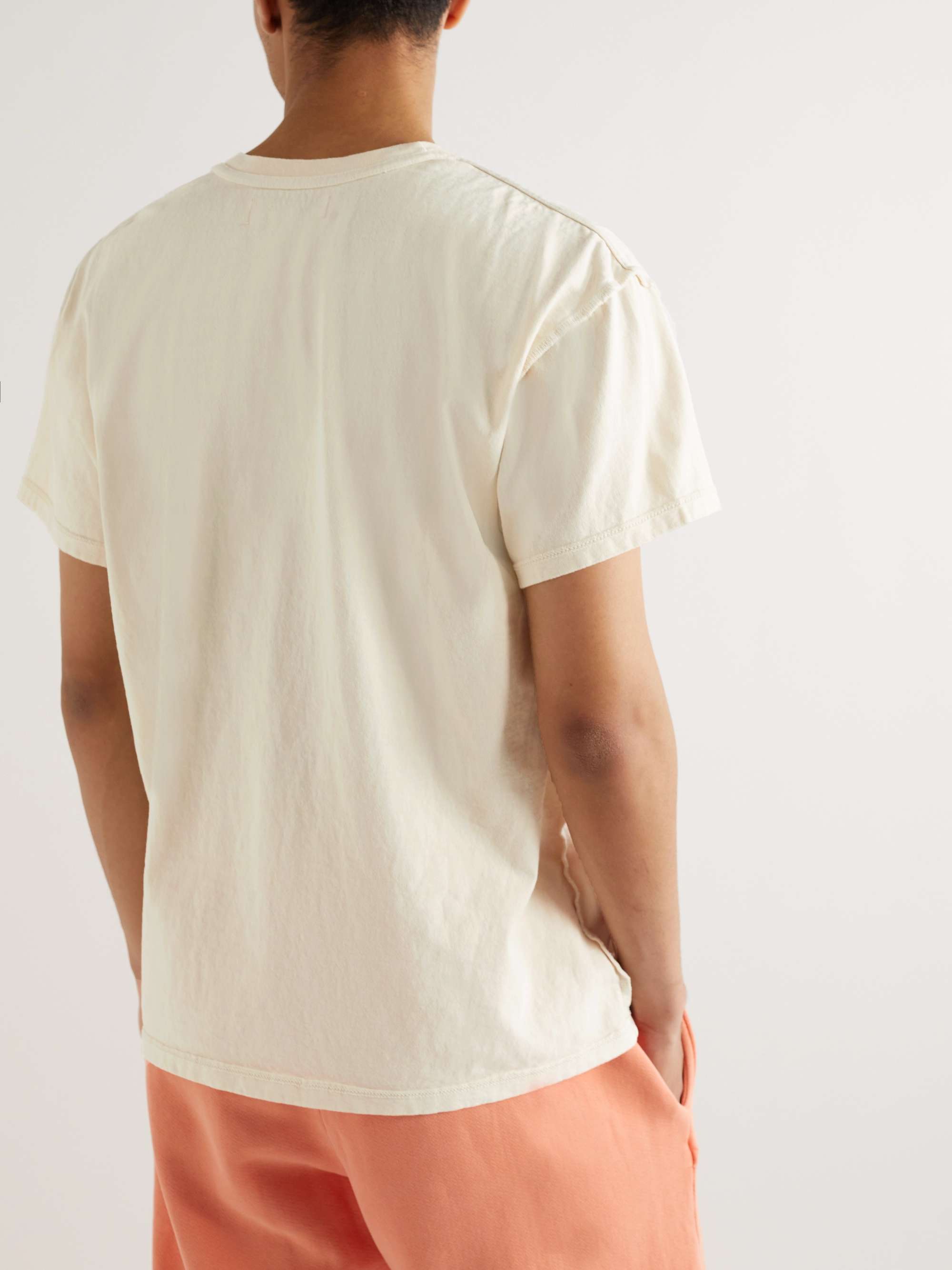 LES TIEN Inside Out Cotton-Jersey T-Shirt