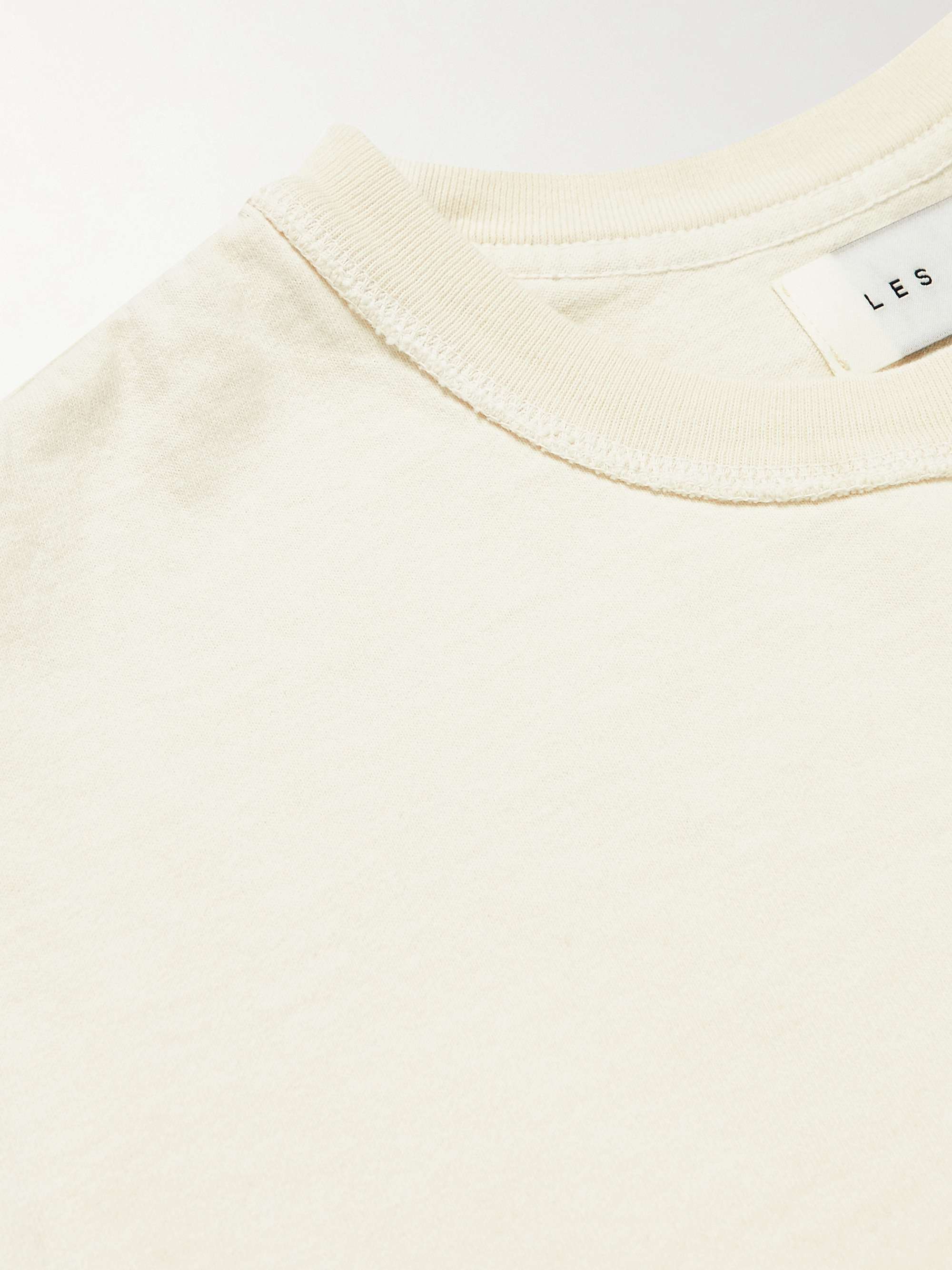 LES TIEN Inside Out Cotton-Jersey T-Shirt
