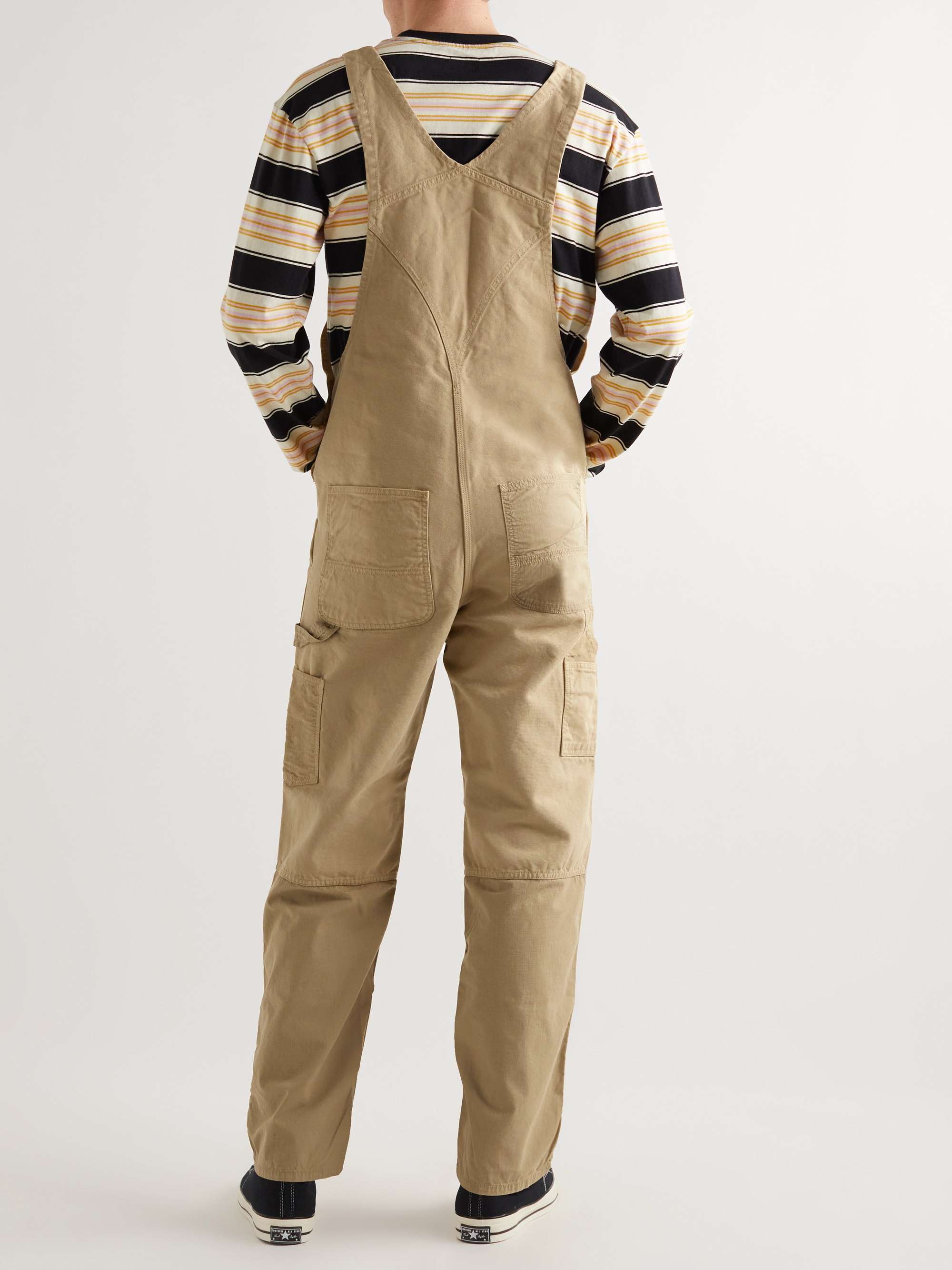CARHARTT WIP Medley Panelled Organic Cotton-Canvas, Twill, Ripstop and Corduroy Overalss