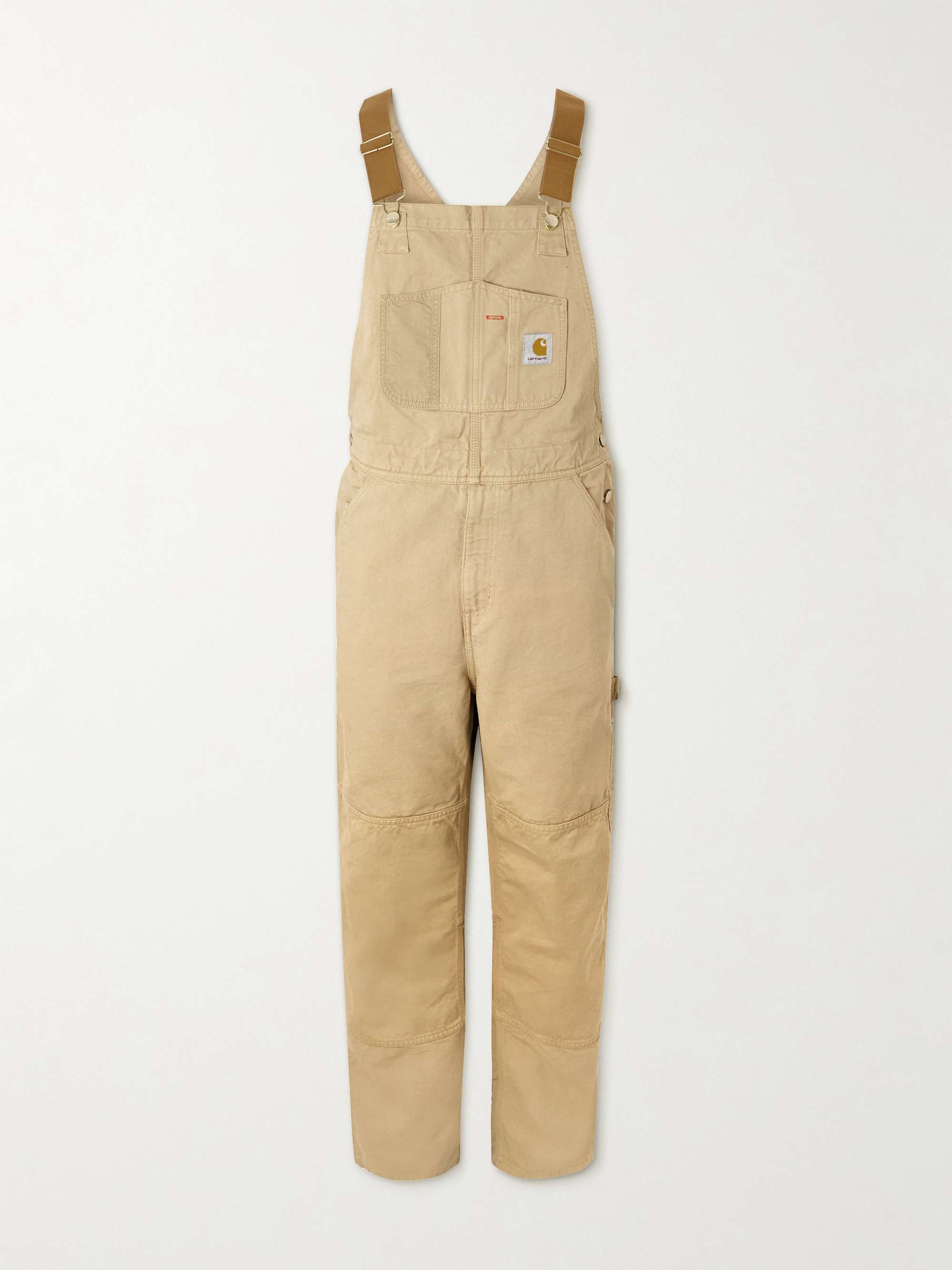 CARHARTT WIP Medley Panelled Organic Cotton-Canvas, Twill, Ripstop and Corduroy Overalss