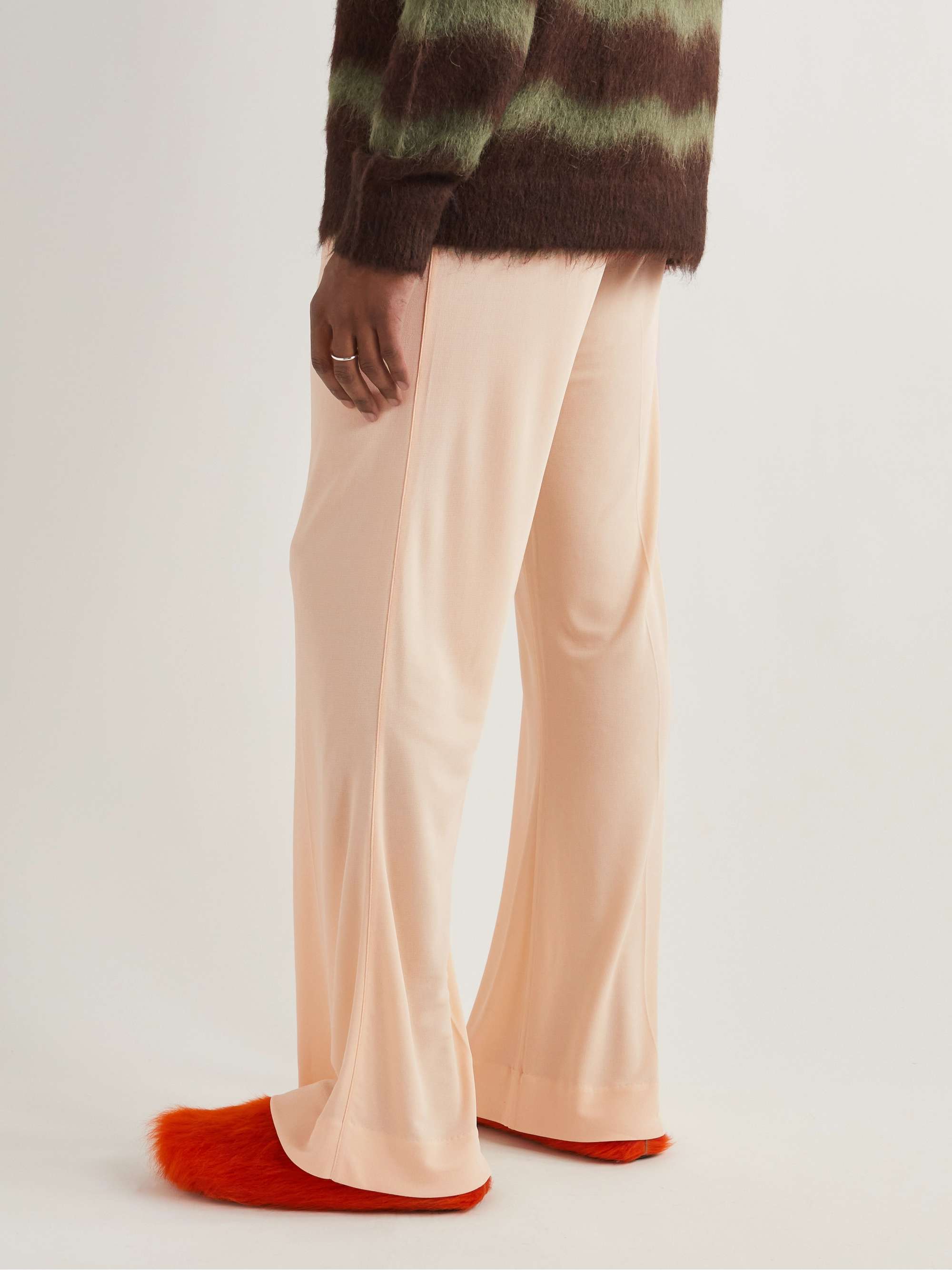 ACNE STUDIOS Phillus Flared Crepe Trousers