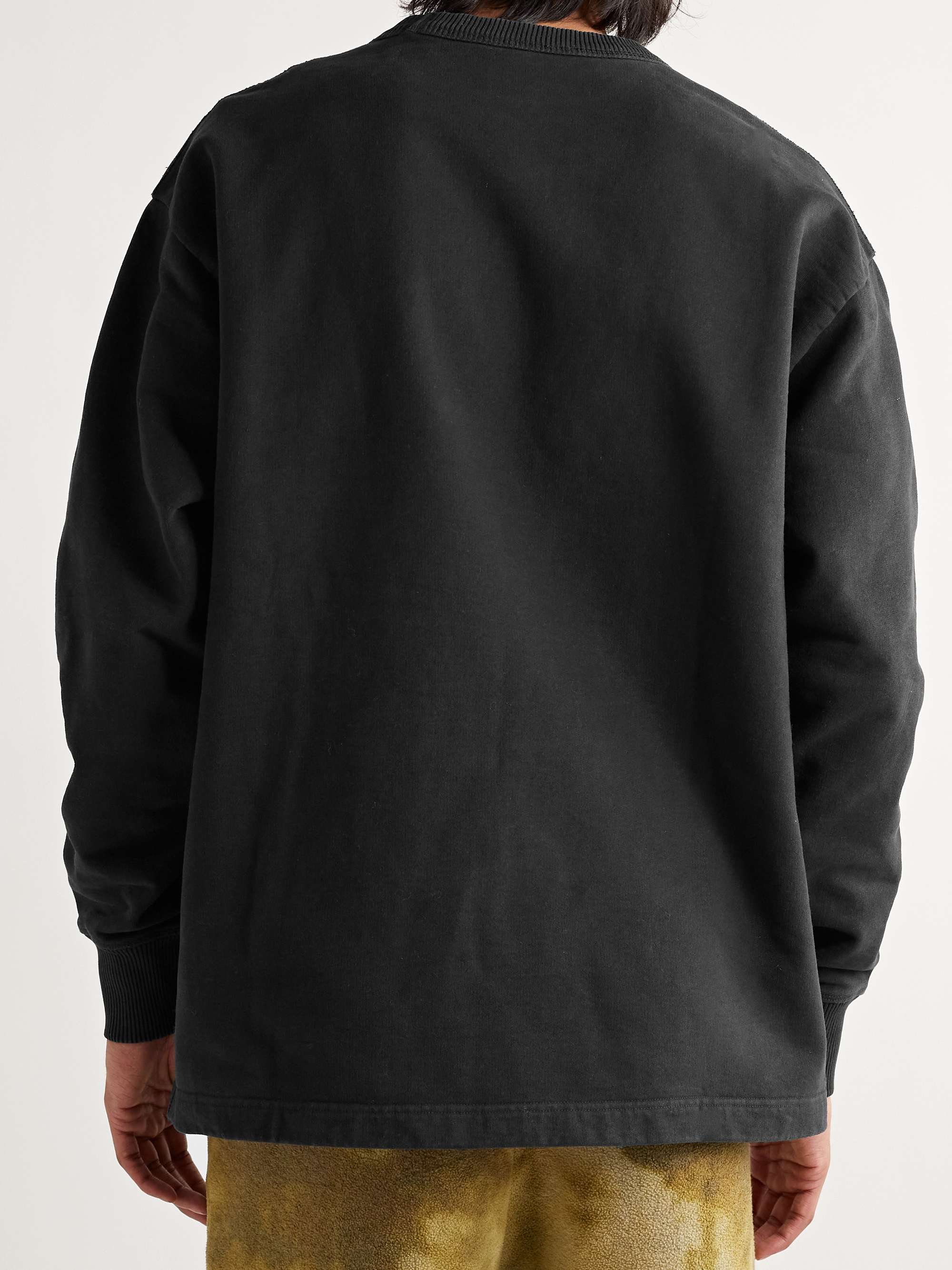 ACNE STUDIOS Logo-Print Cotton-Jersey Sweatshirt