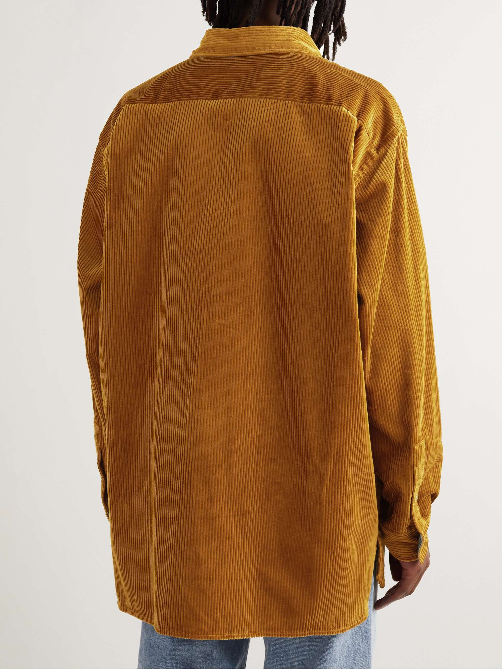 ACNE STUDIOS Button-Down Collar Cotton-Corduroy Shirt